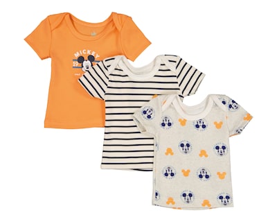 Foto 1 | Foto 1 | Camiseta Interior Disney para Bebé Niño 3 Piezas