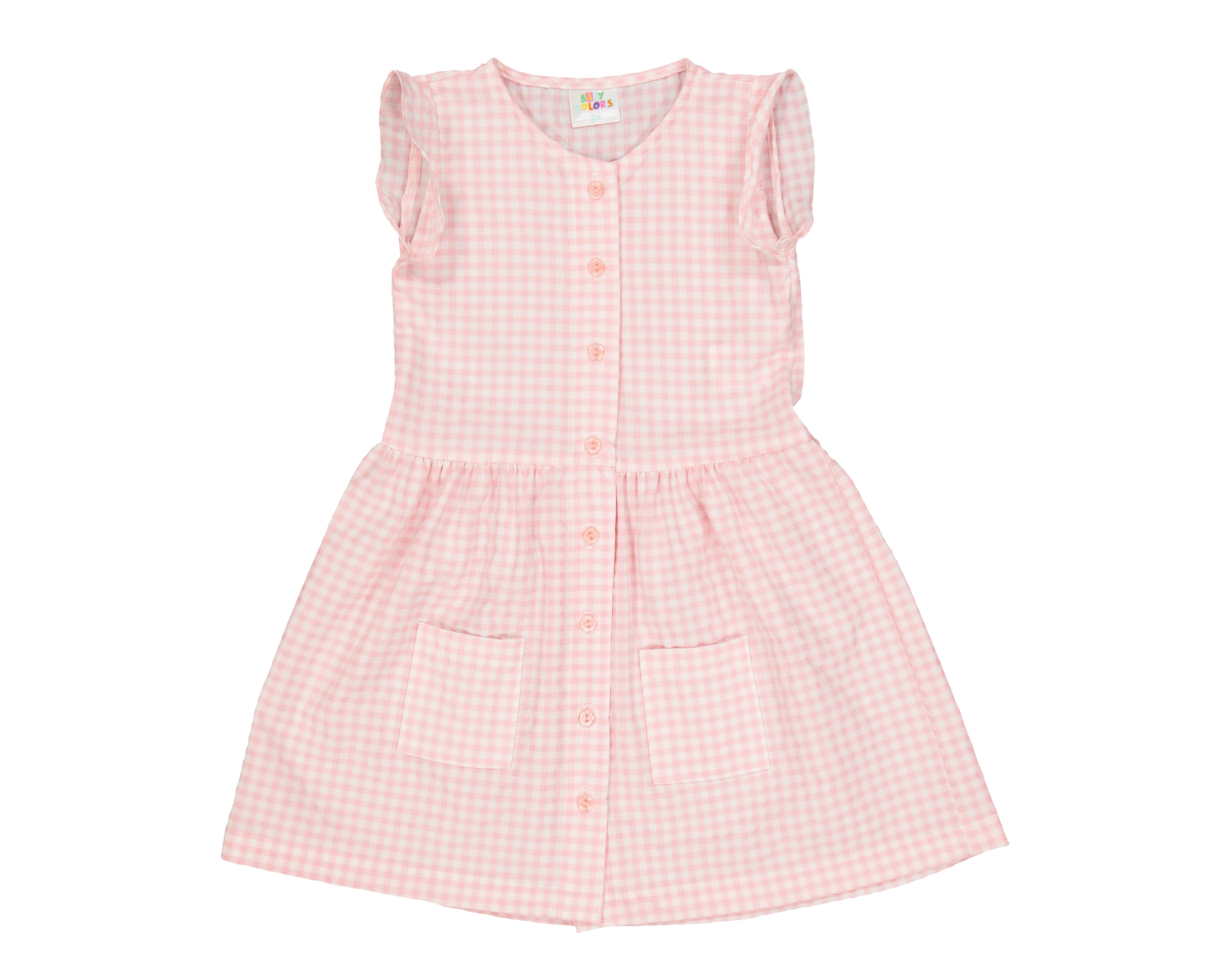 Foto 3 | Foto 3 | Vestido para Bebé Niña Baby Colors a Cuadros con Diadema