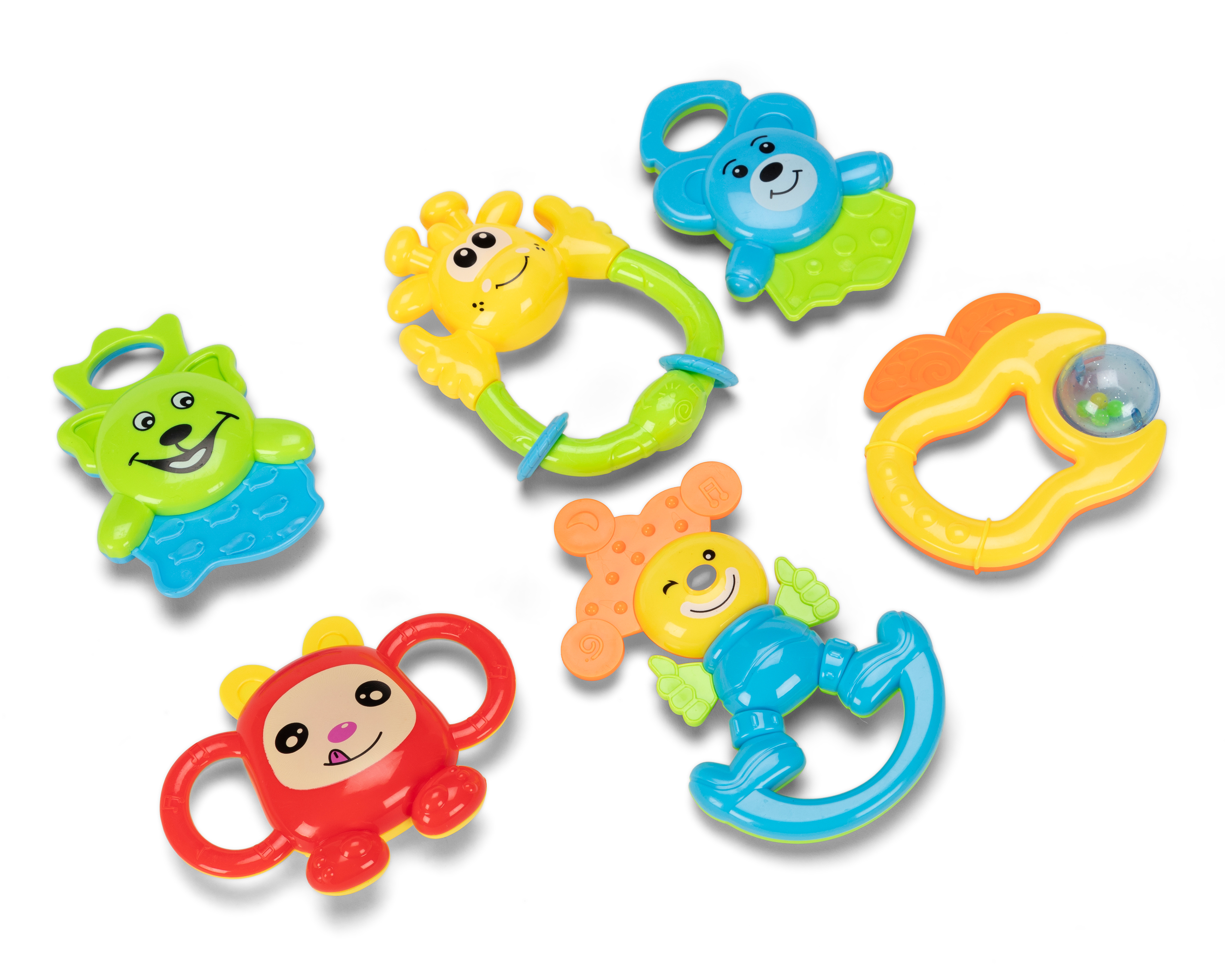 Foto 4 pulgar | Foto 3 | Sonaja para Bebé Baby Colors 6 Piezas