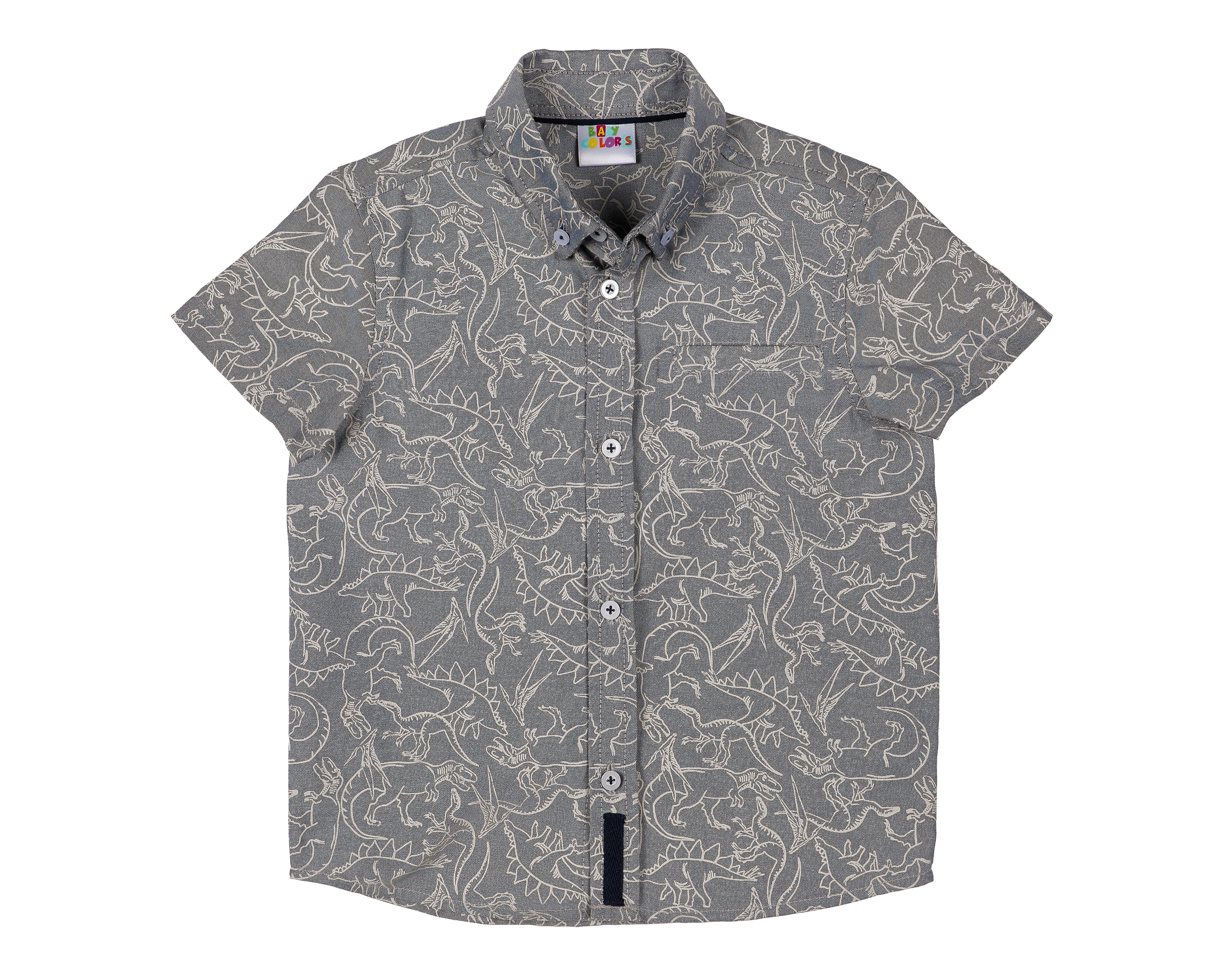 Foto 2 pulgar | Foto 1 | Camisa para Bebé Niño Baby Colors Gris