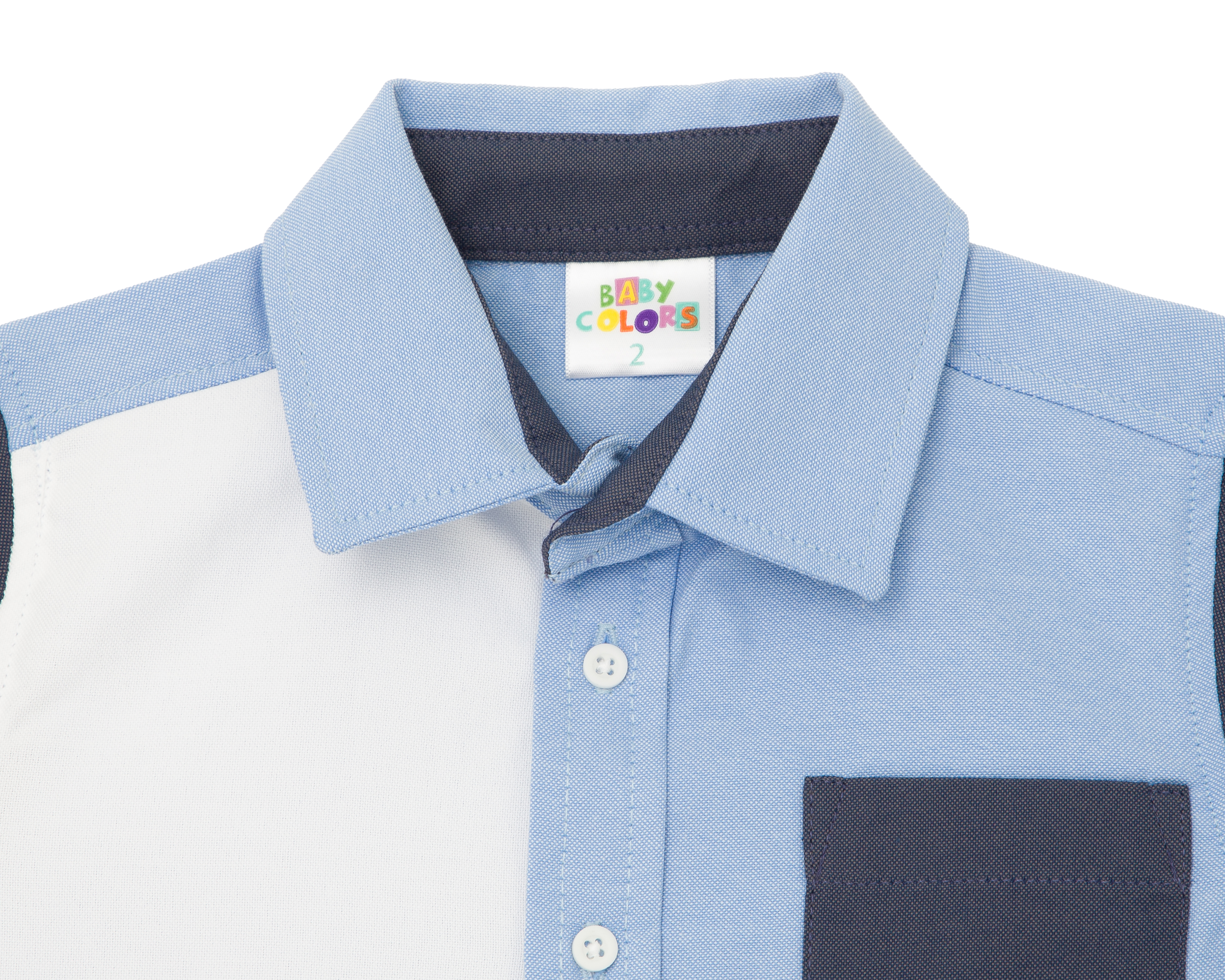 Foto 4 pulgar | Foto 3 | Camisa para Bebé Niño Baby Colors Multicolor