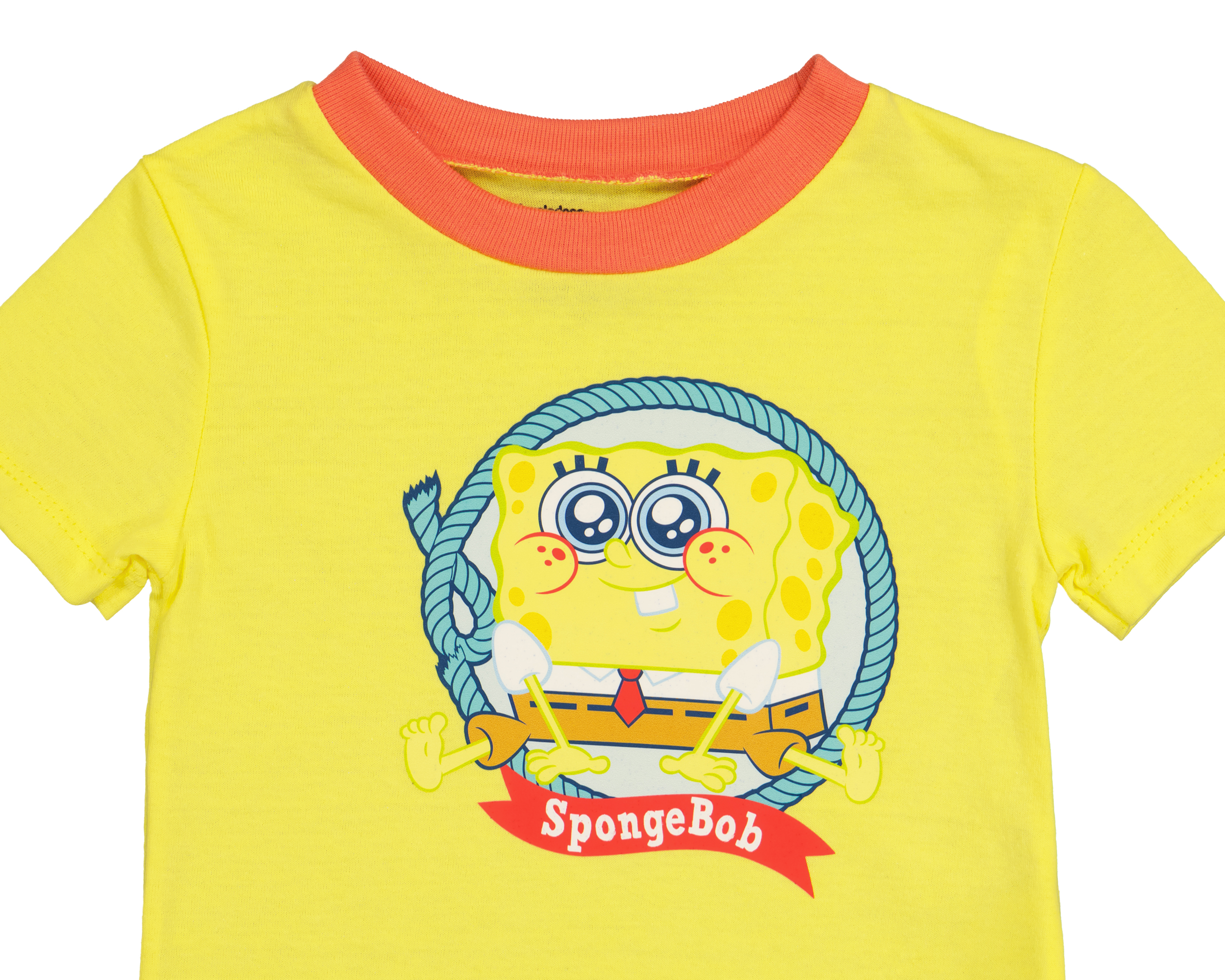 Foto 4 pulgar | Foto 3 | Playera para Bebé Niño Bob Esponja Amarilla