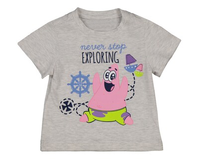 Foto 1 | Foto 1 | Playera para Bebé Niño Bob Esponja Gris
