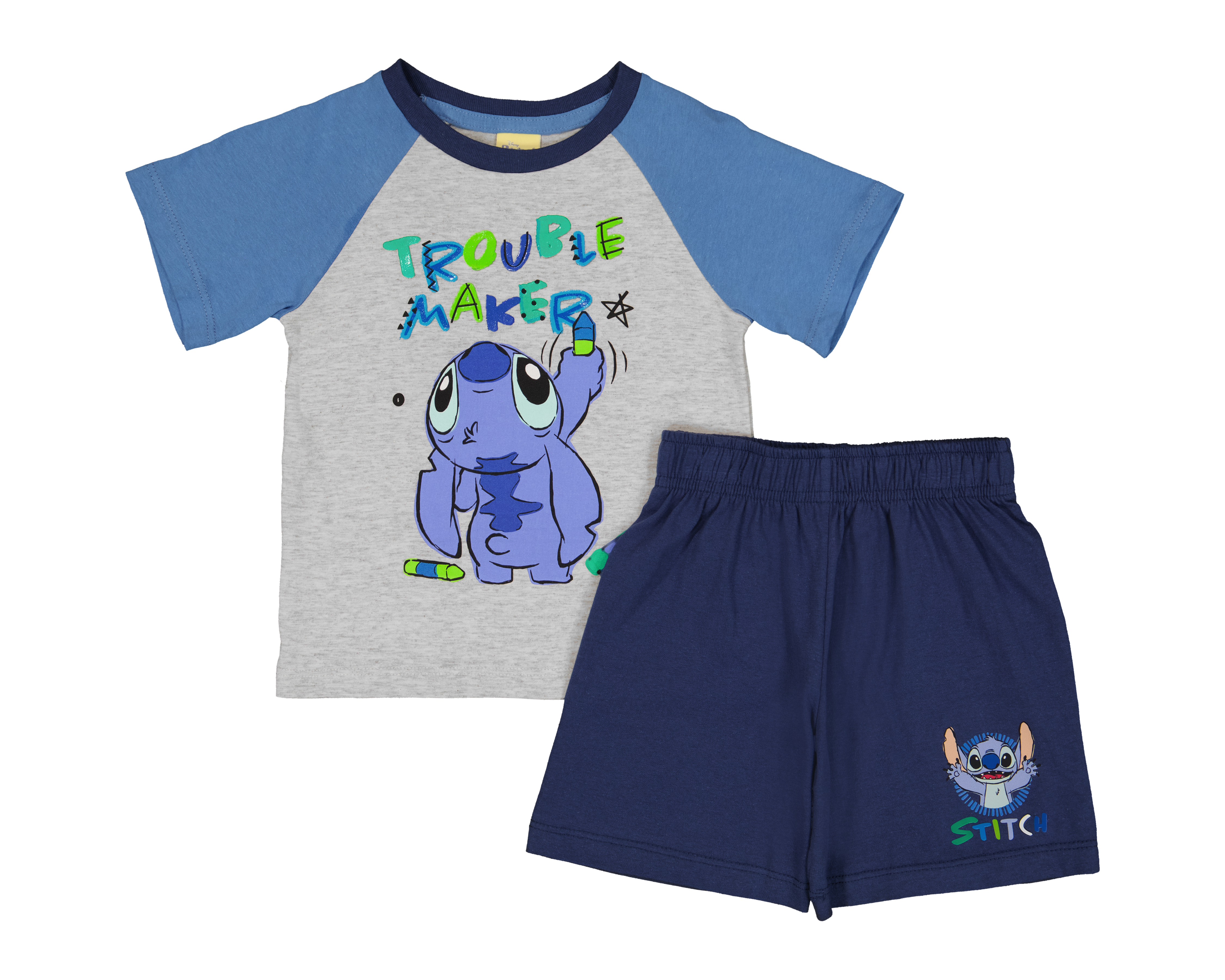 Conjunto para Bebé Niño Disney Stitch 2 Piezas