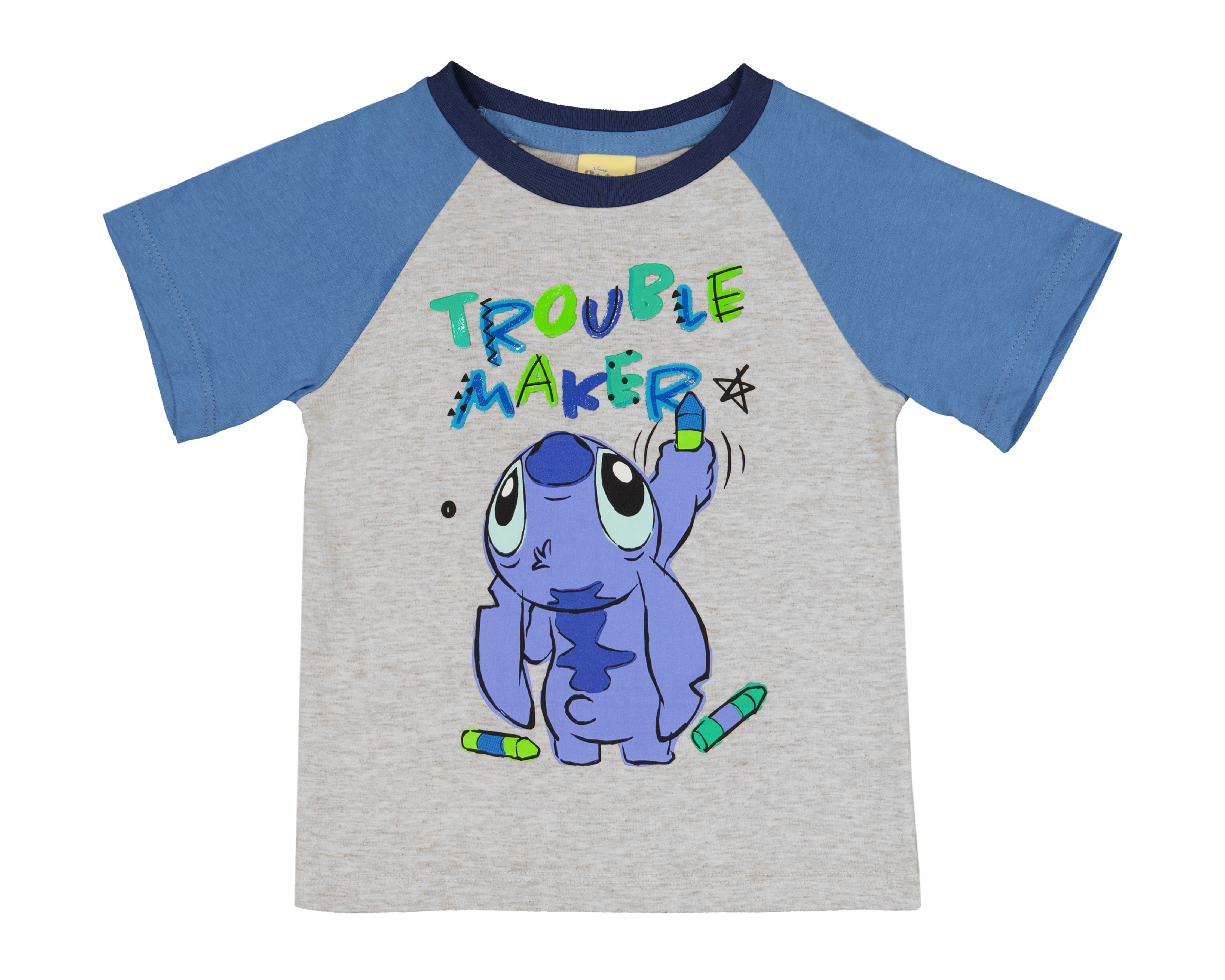 Foto 3 | Foto 3 | Conjunto para Bebé Niño Disney Stitch 2 Piezas