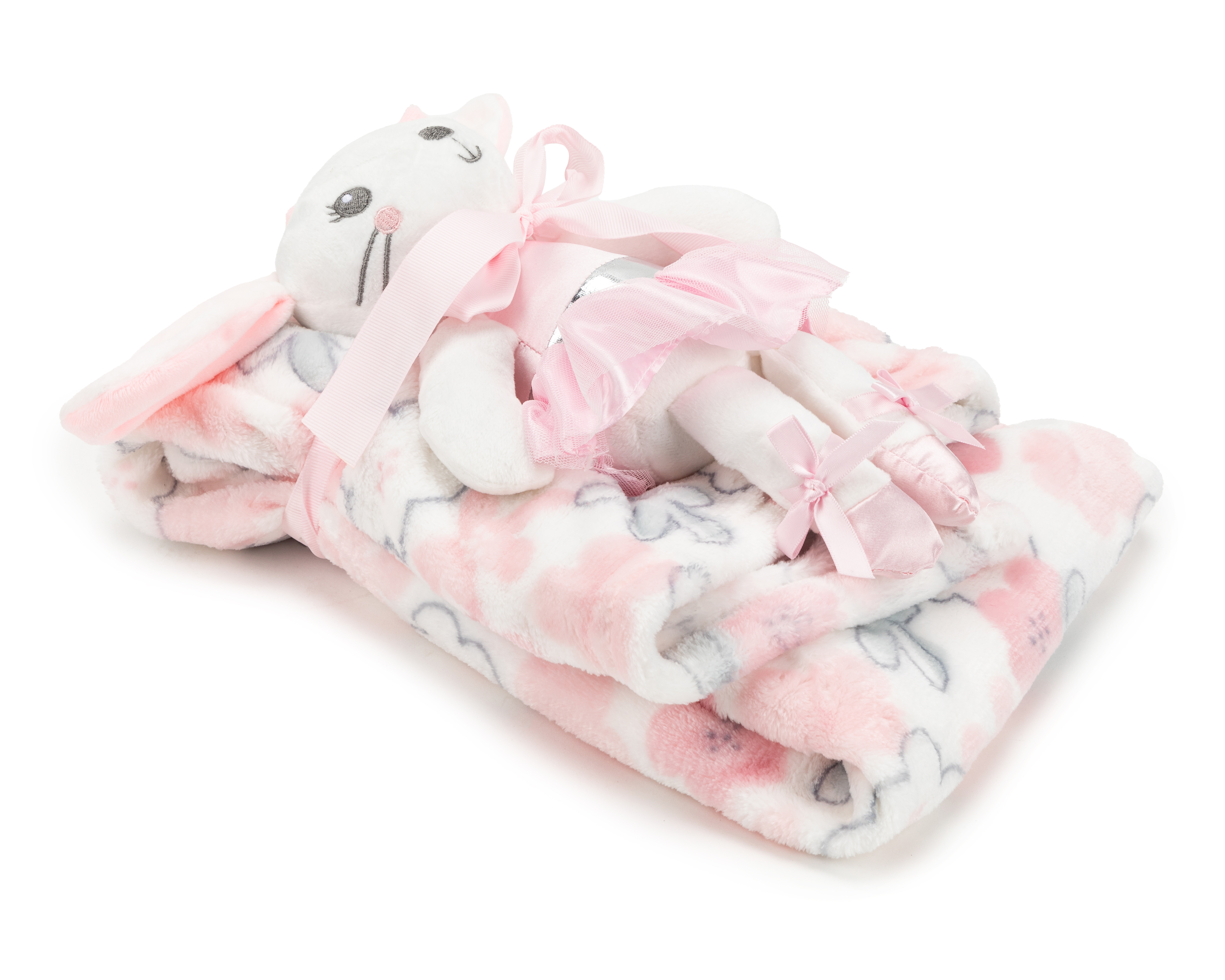 Foto 5 | Foto 5 | Cobertor para Bebé Baby Colors Rosa con Peluche