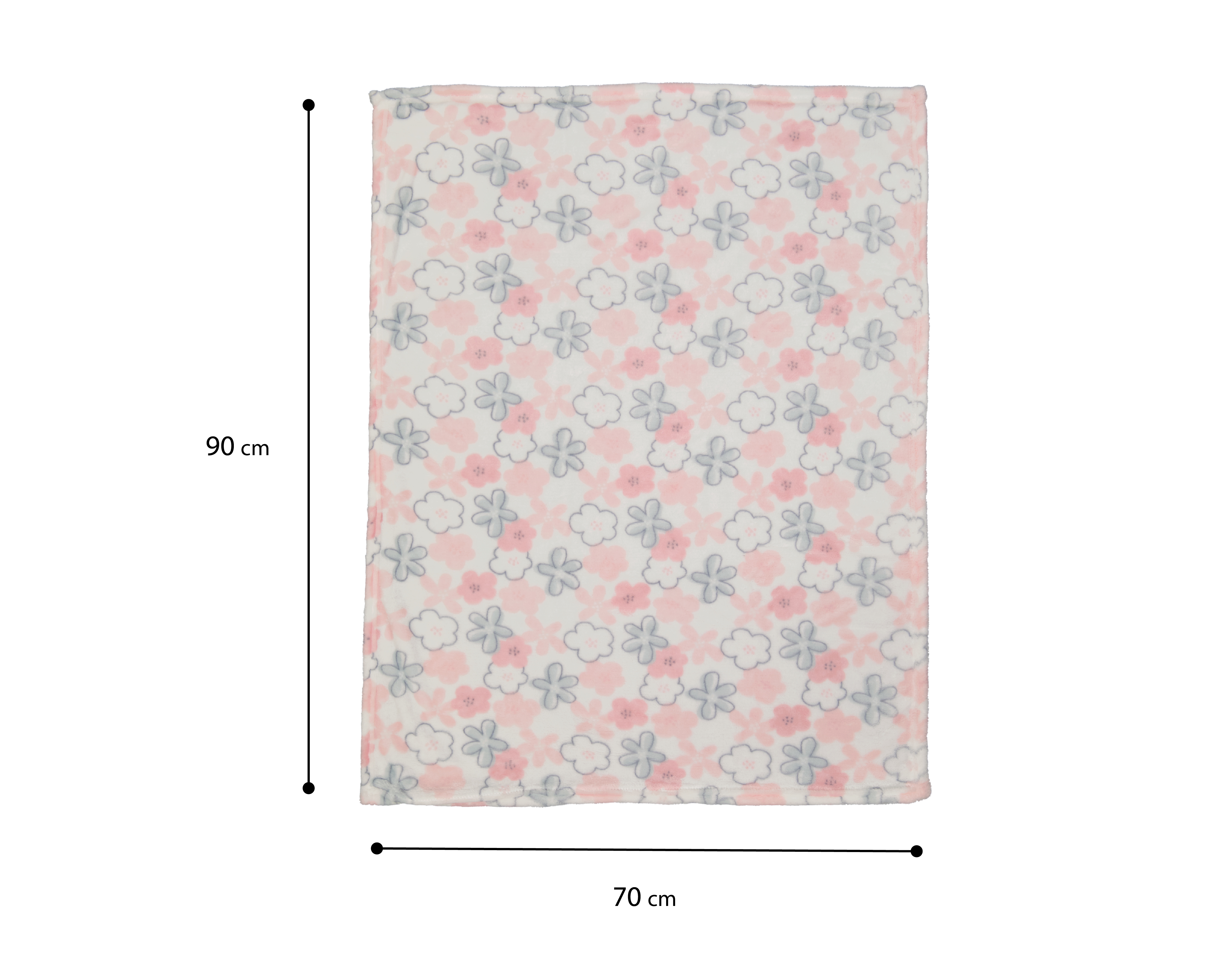 Foto 8 | Foto 8 | Cobertor para Bebé Baby Colors Rosa con Peluche