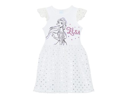 Foto 1 | Foto 1 | Vestido para Bebé Niña Disney Frozen Blanco