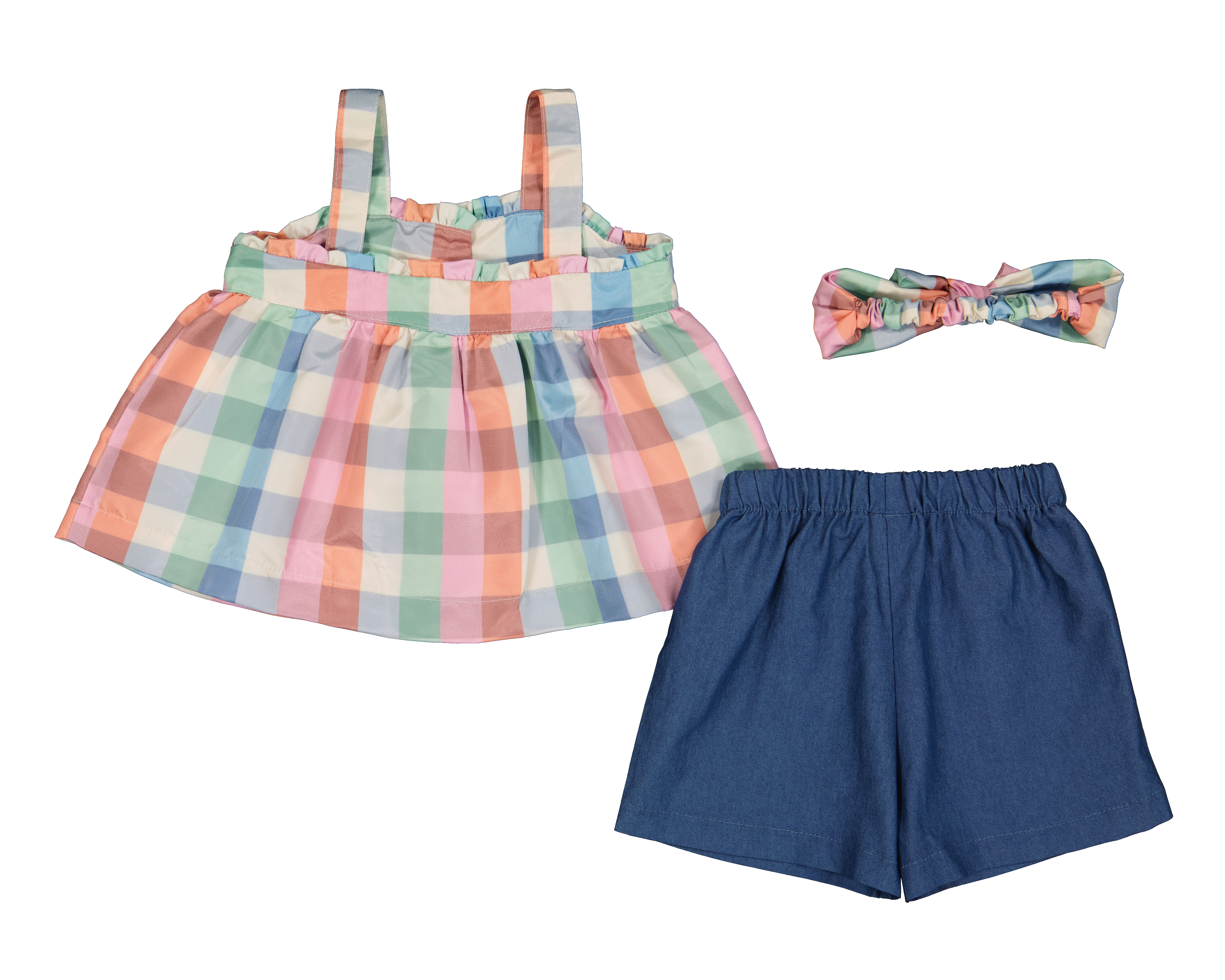 Foto 2 | Foto 2 | Conjunto para Bebe Niña Baby Colors Estampado 3 Piezas