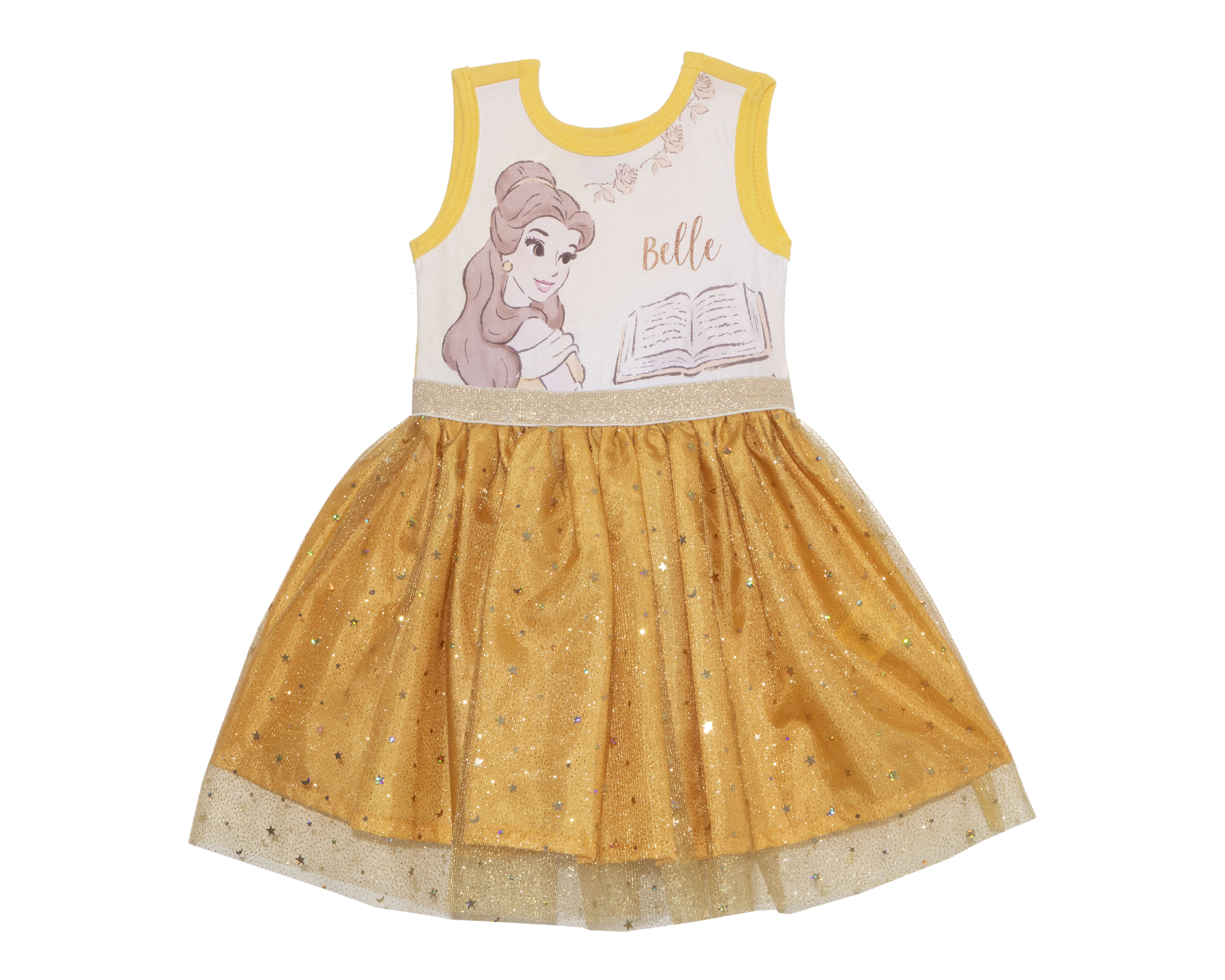 Foto 2 pulgar | Foto 1 | Vestido Dorado Disney Baby para Niña