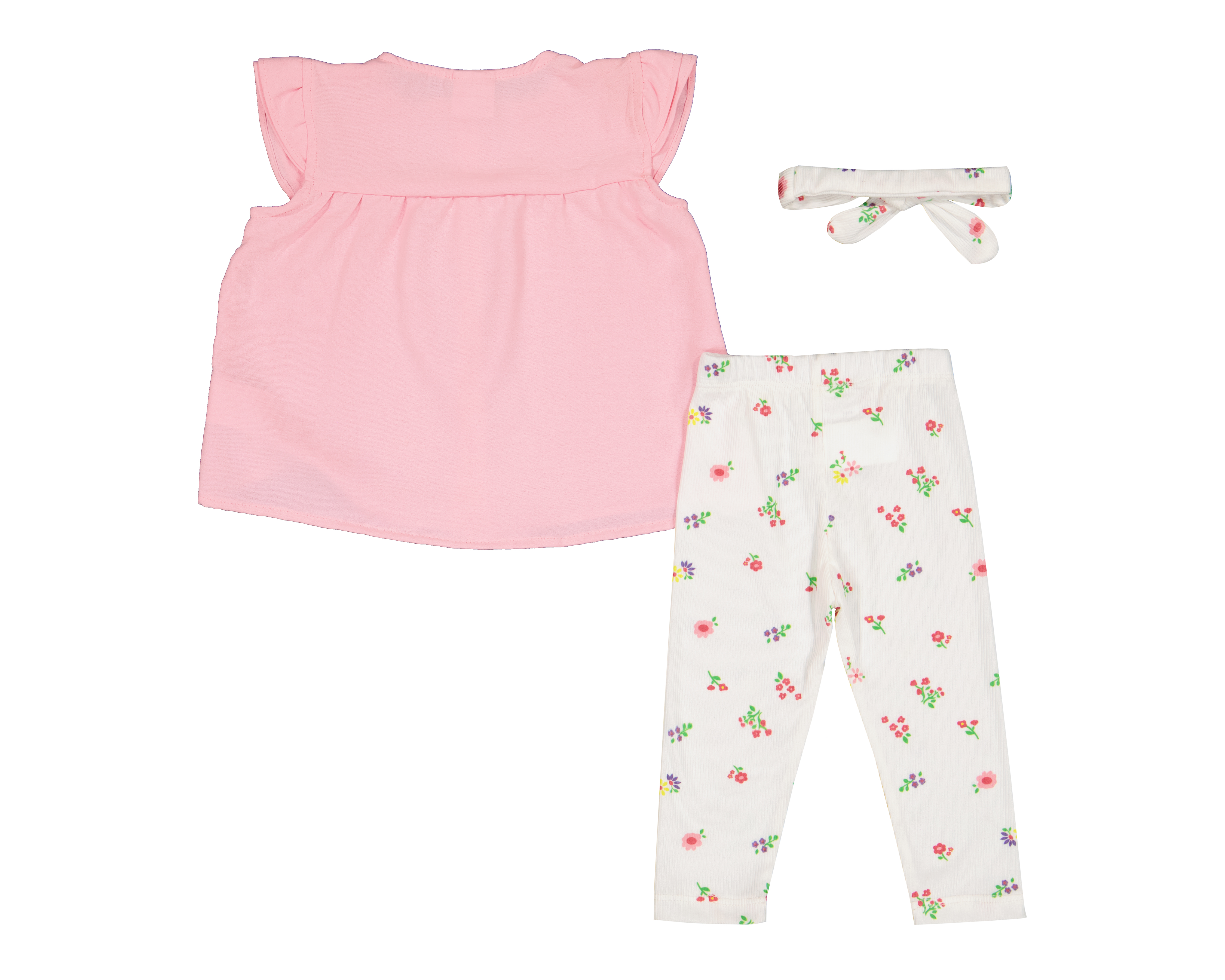 Foto 3 pulgar | Foto 2 | Conjunto para Bebé Niña Baby Colors Estampado 3 Piezas