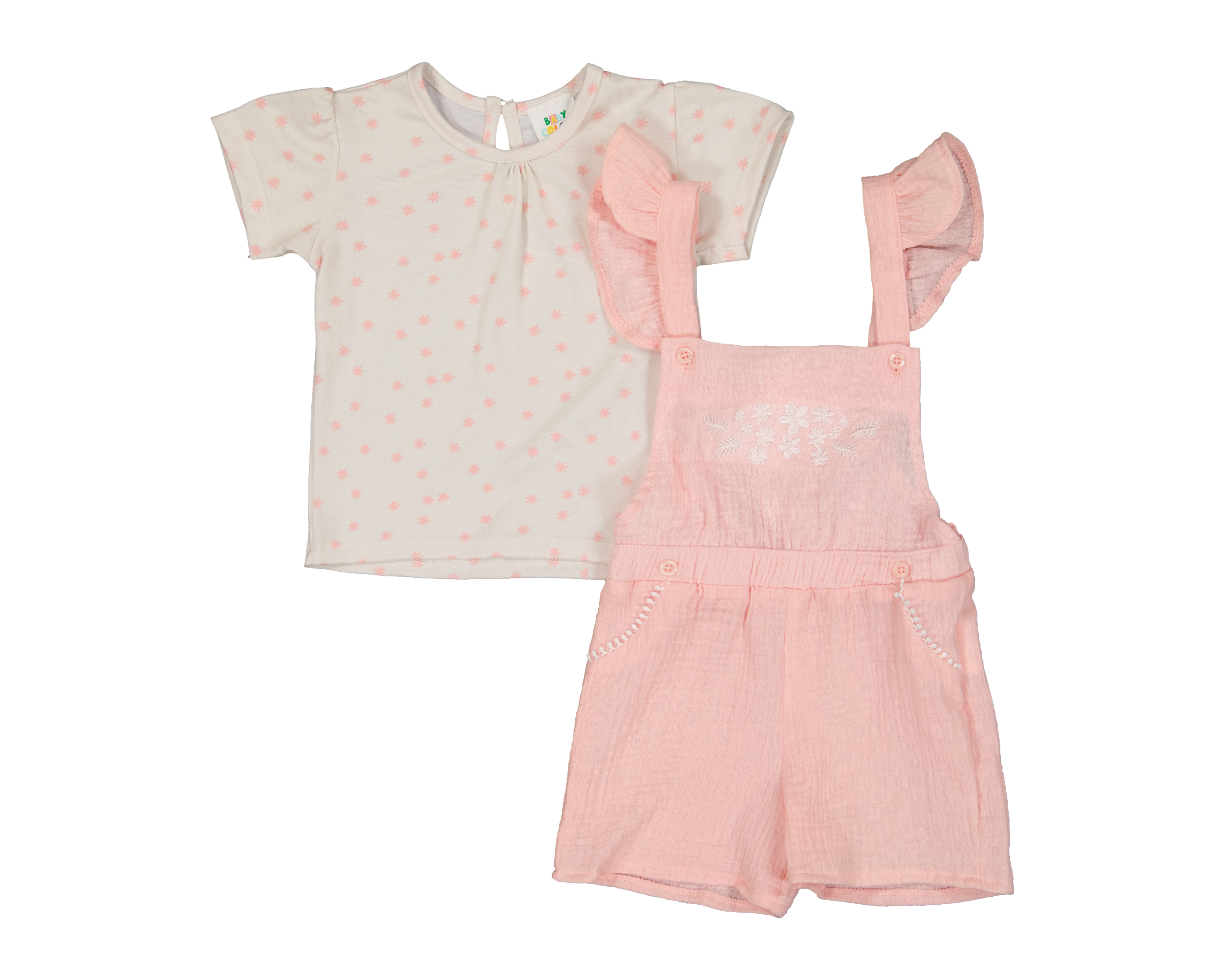 Foto 1 | Foto 1 | Conjunto para Bebé Niña Baby Colors 2 Piezas