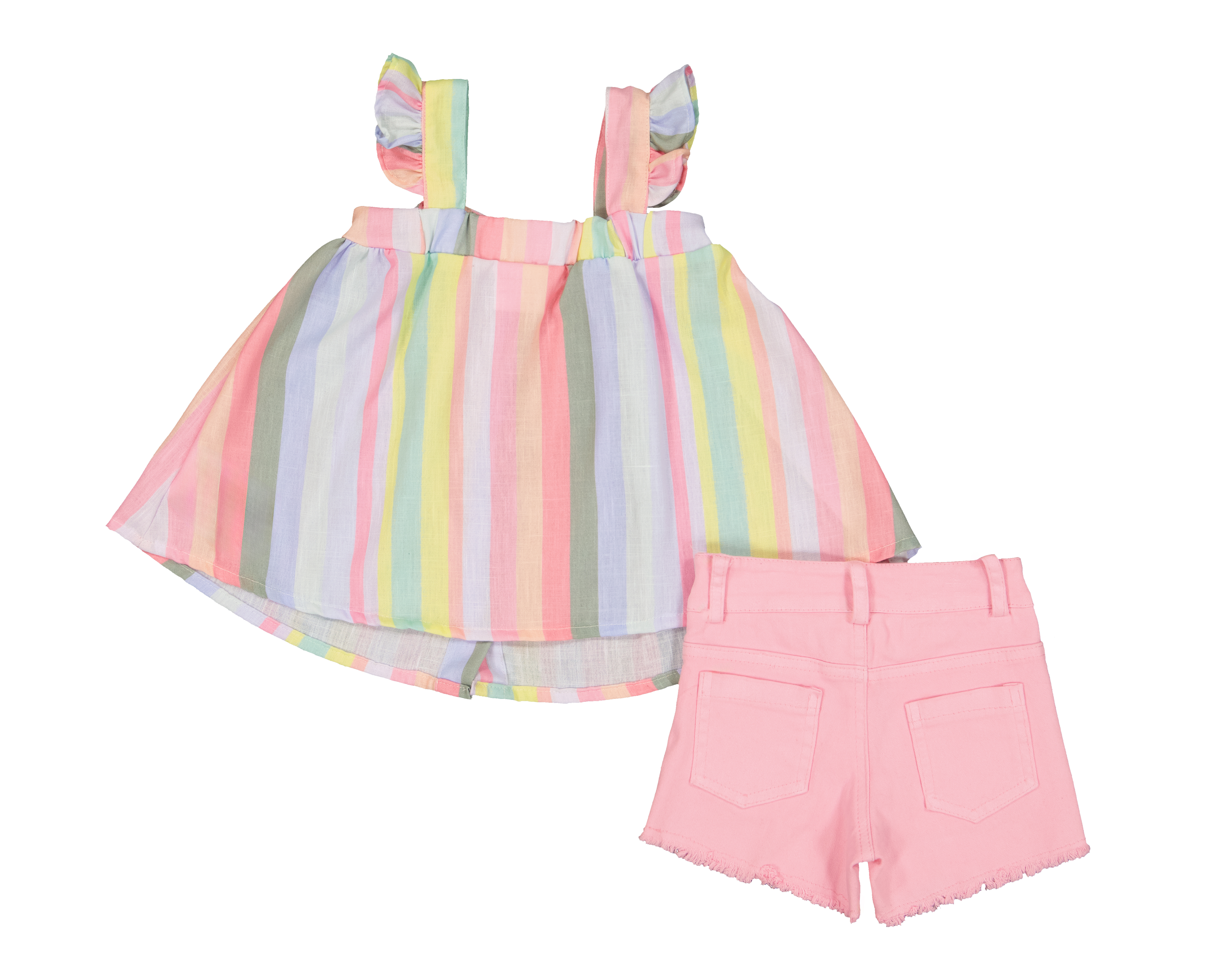 Foto 3 pulgar | Foto 2 | Short y Blusa para Bebé Niña Baby Colors