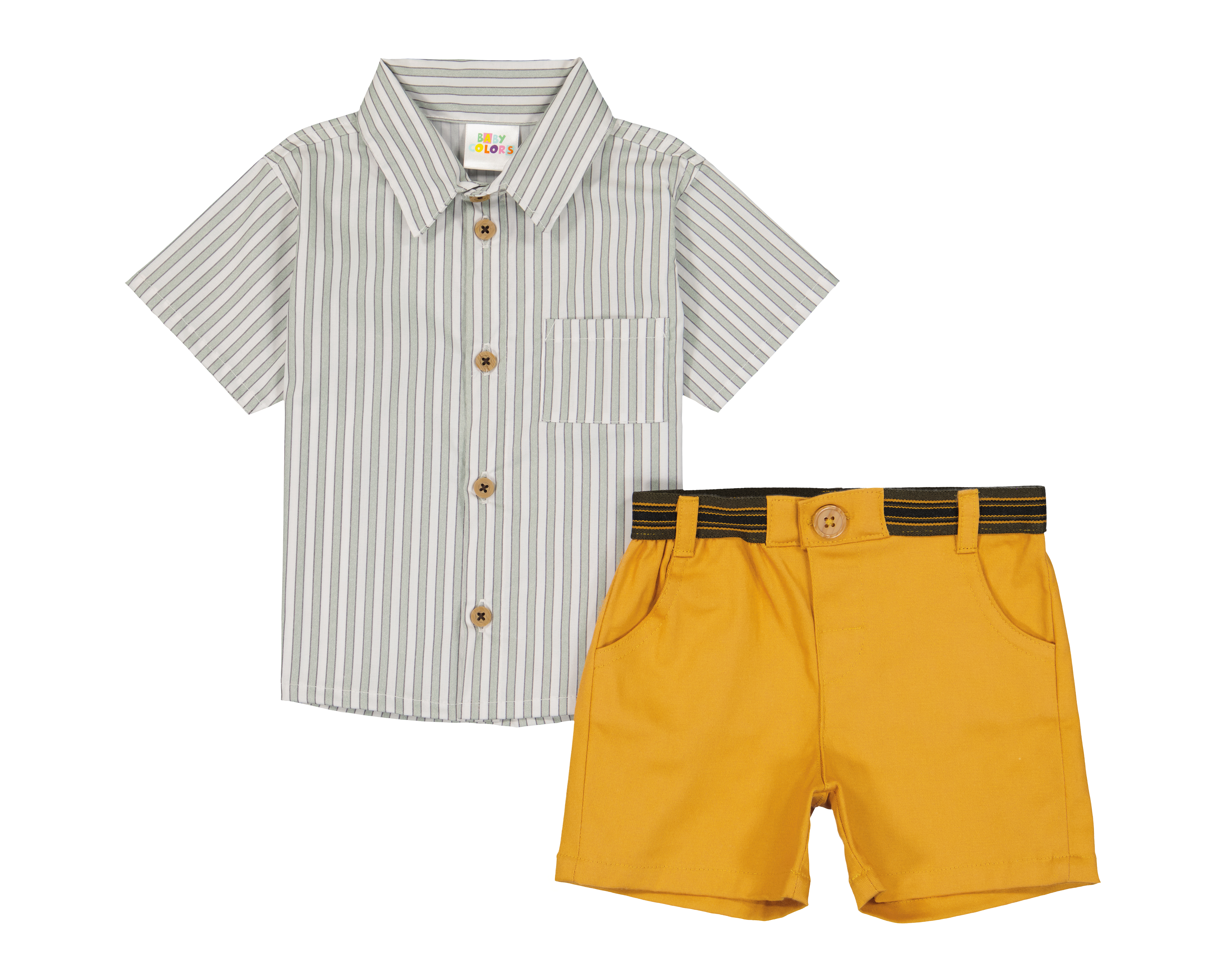 Foto 2 pulgar | Foto 1 | Short y Camisa para Bebé Niño Baby Colors