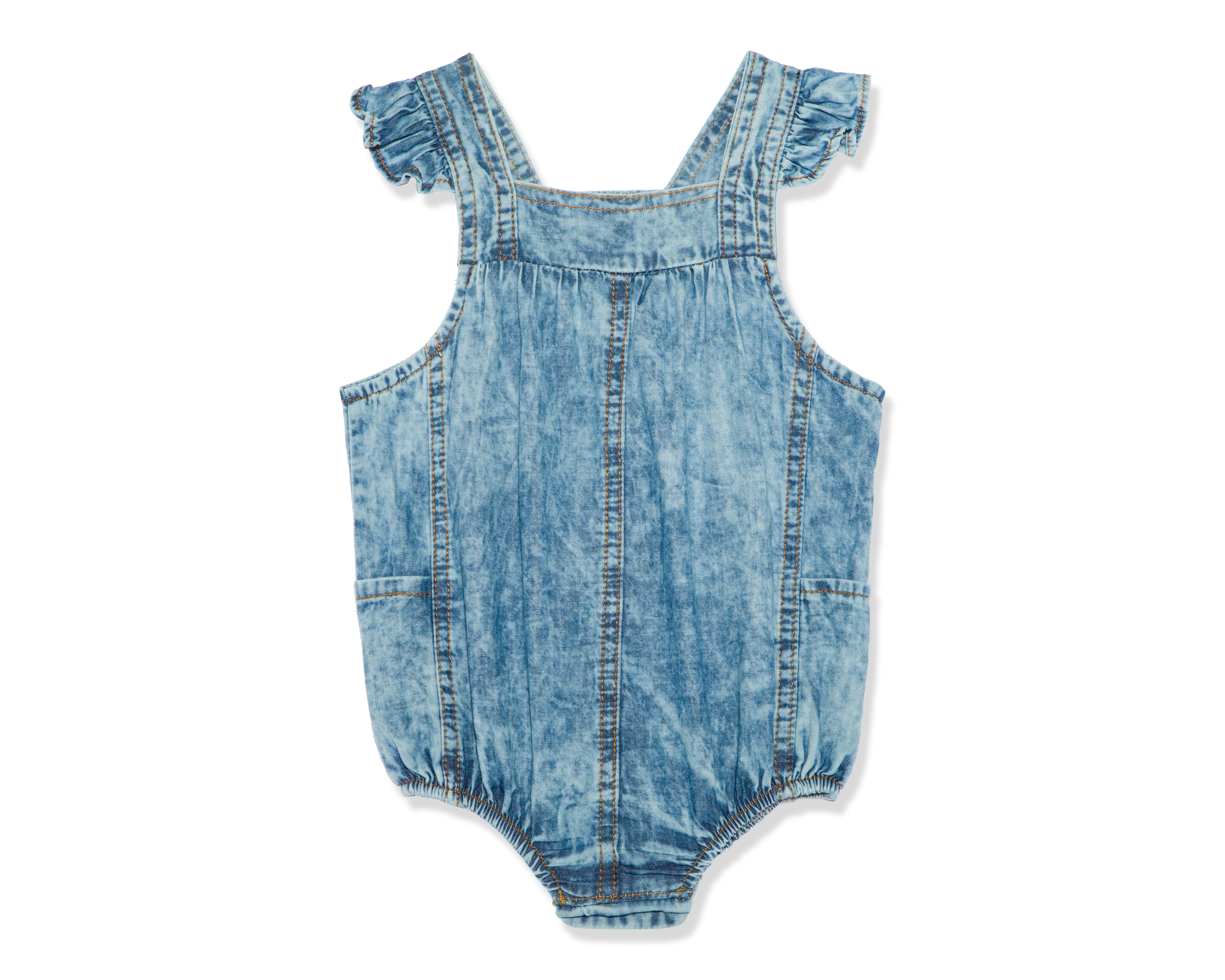 Foto 2 pulgar | Foto 1 | Pañalero para Bebé Niña Baby Colors de Algodón Azul