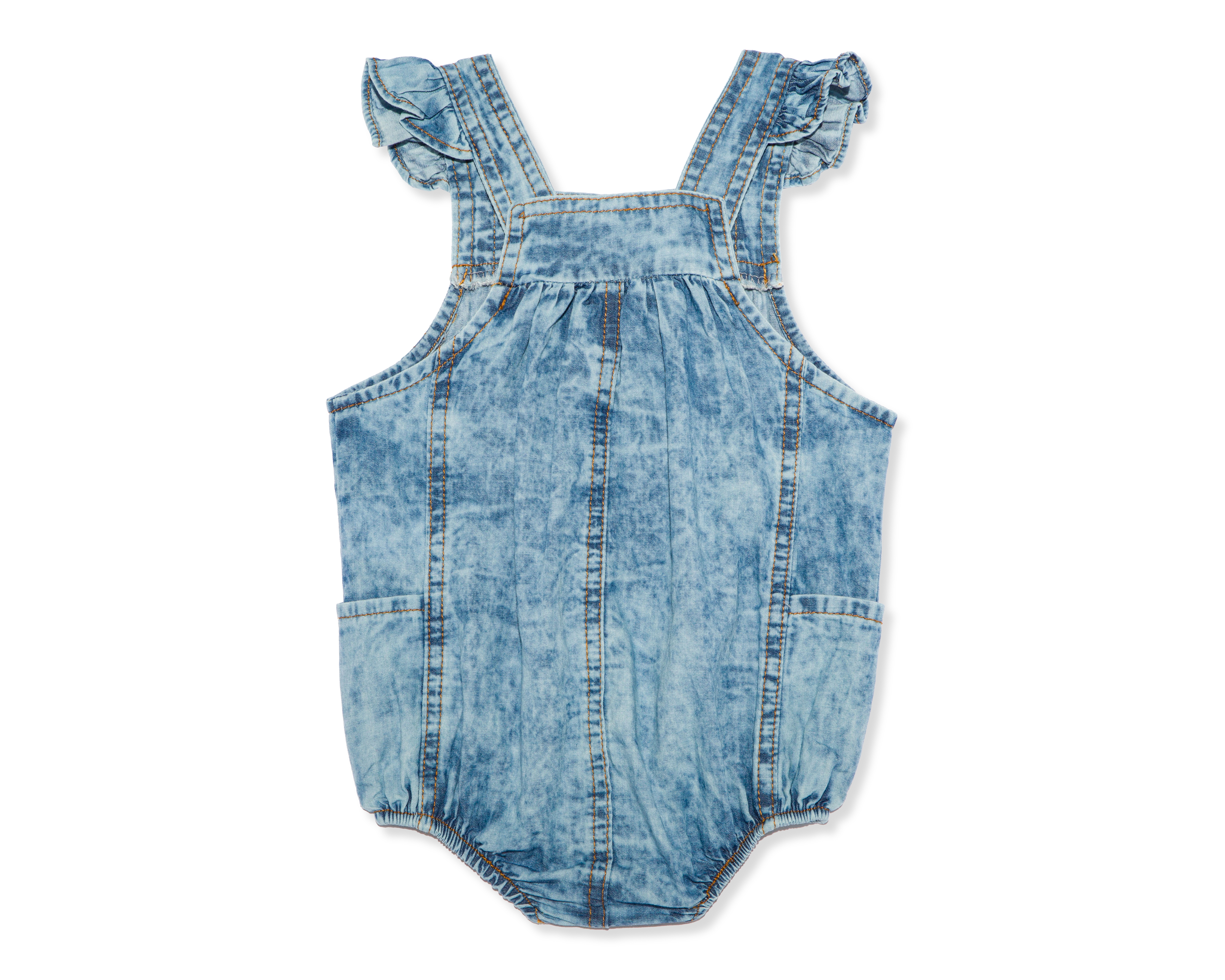 Foto 3 pulgar | Foto 2 | Pañalero para Bebé Niña Baby Colors de Algodón Azul