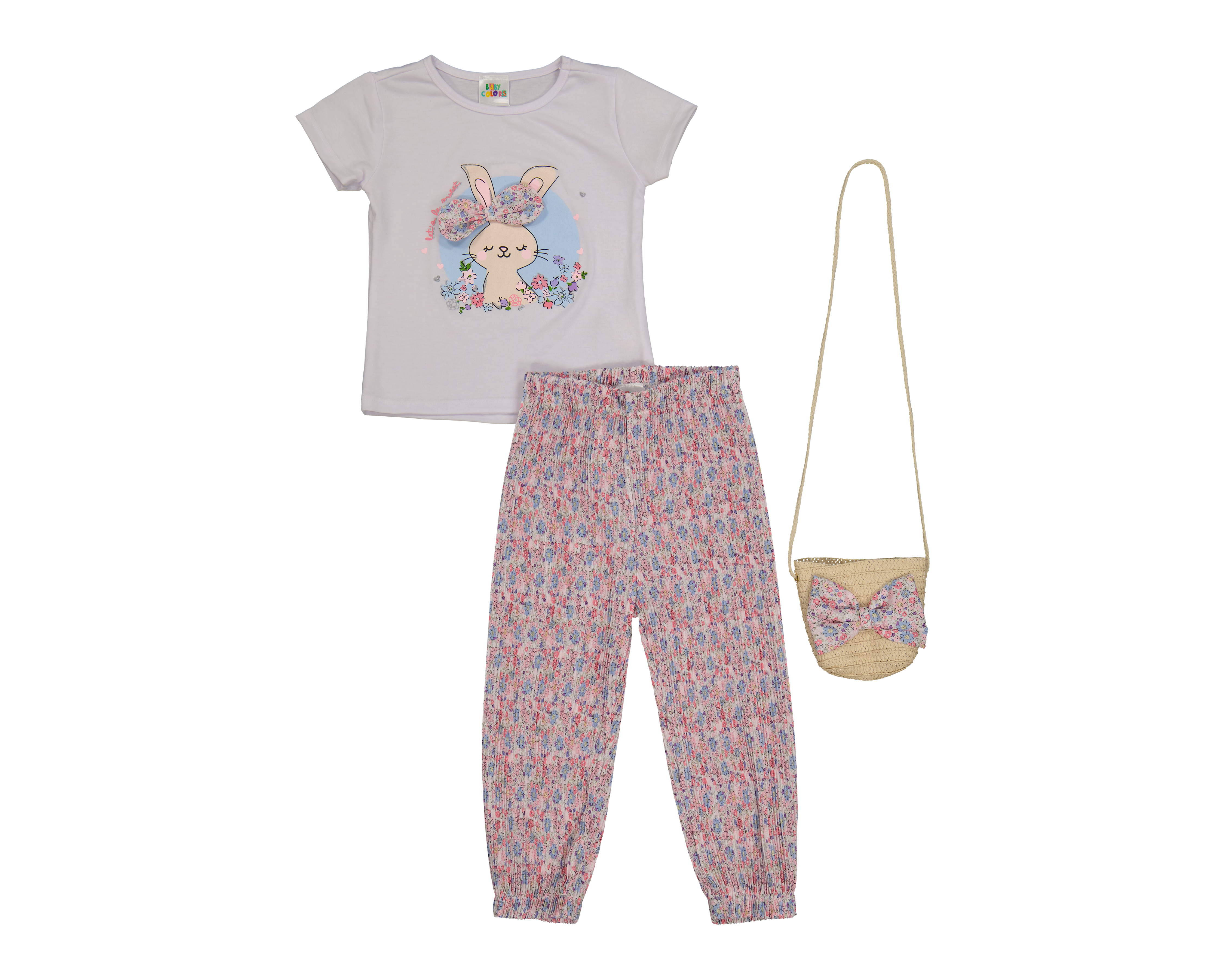 Foto 1 | Foto 1 | Conjunto para Bebé Niña Baby Colors 3 Piezas