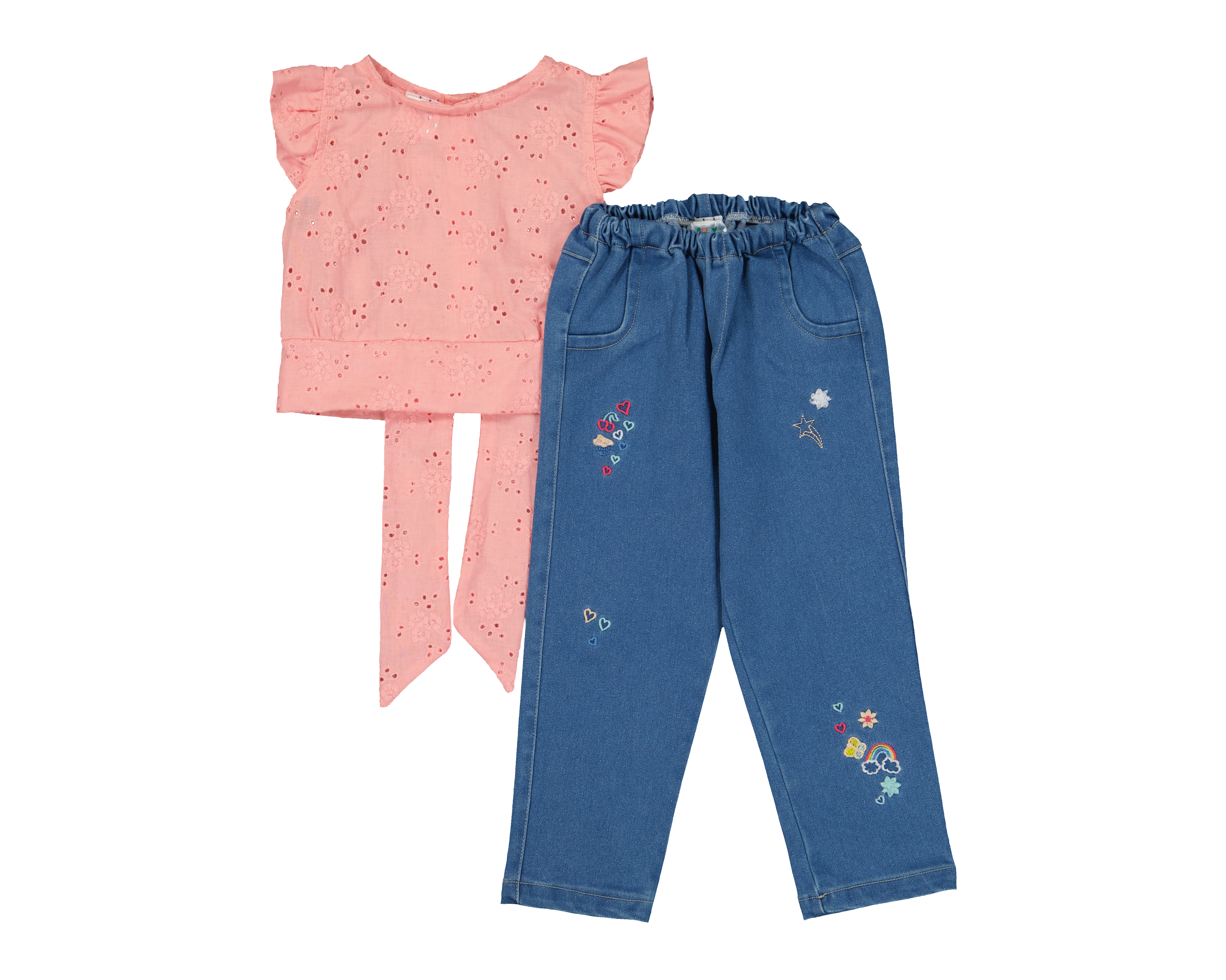 Foto 2 pulgar | Foto 1 | Blusa y Pantalón para Bebé Niña Baby Colors