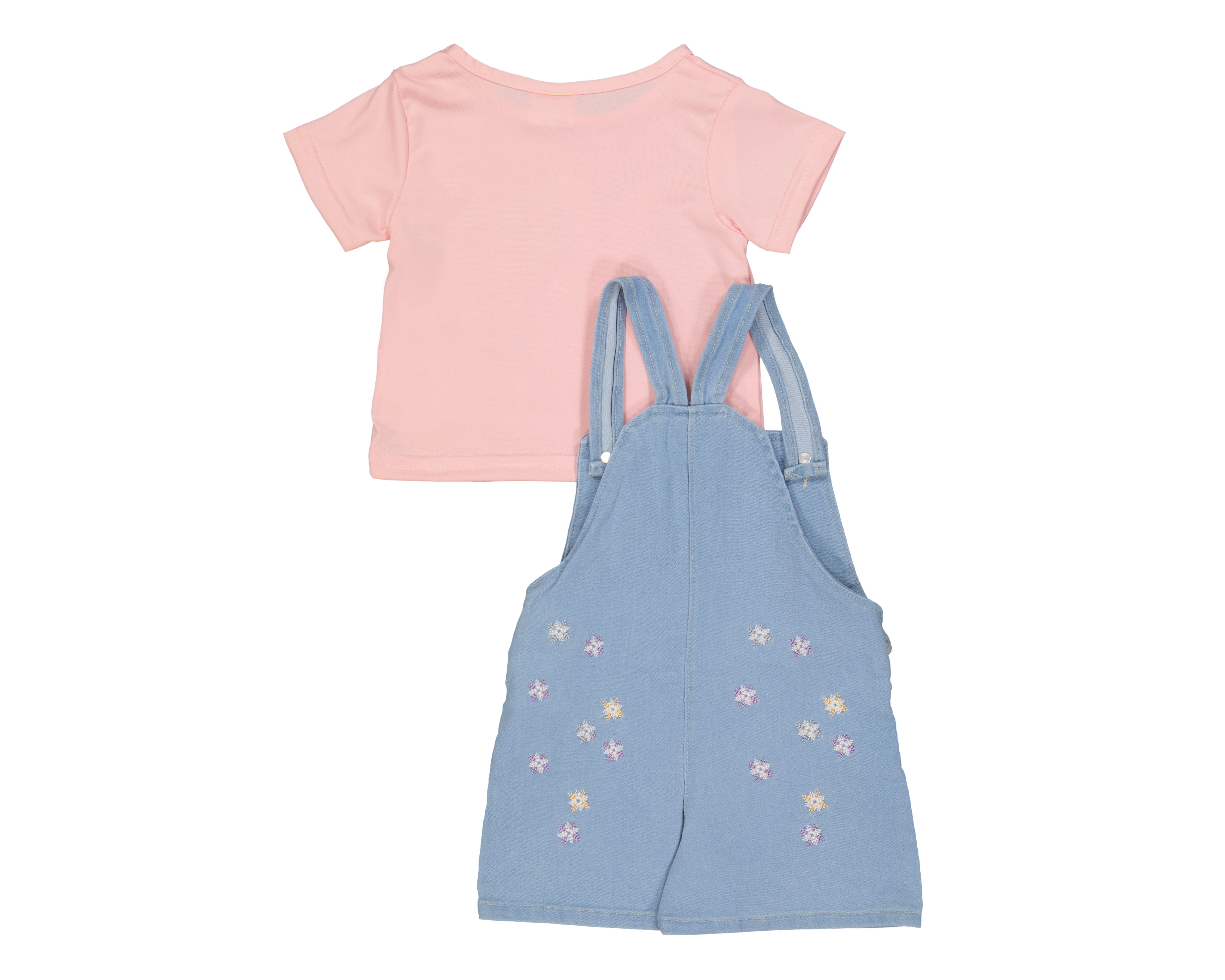 Foto 3 pulgar | Foto 2 | Overol y Playera de Algodon para Bebé Niña Baby Colors
