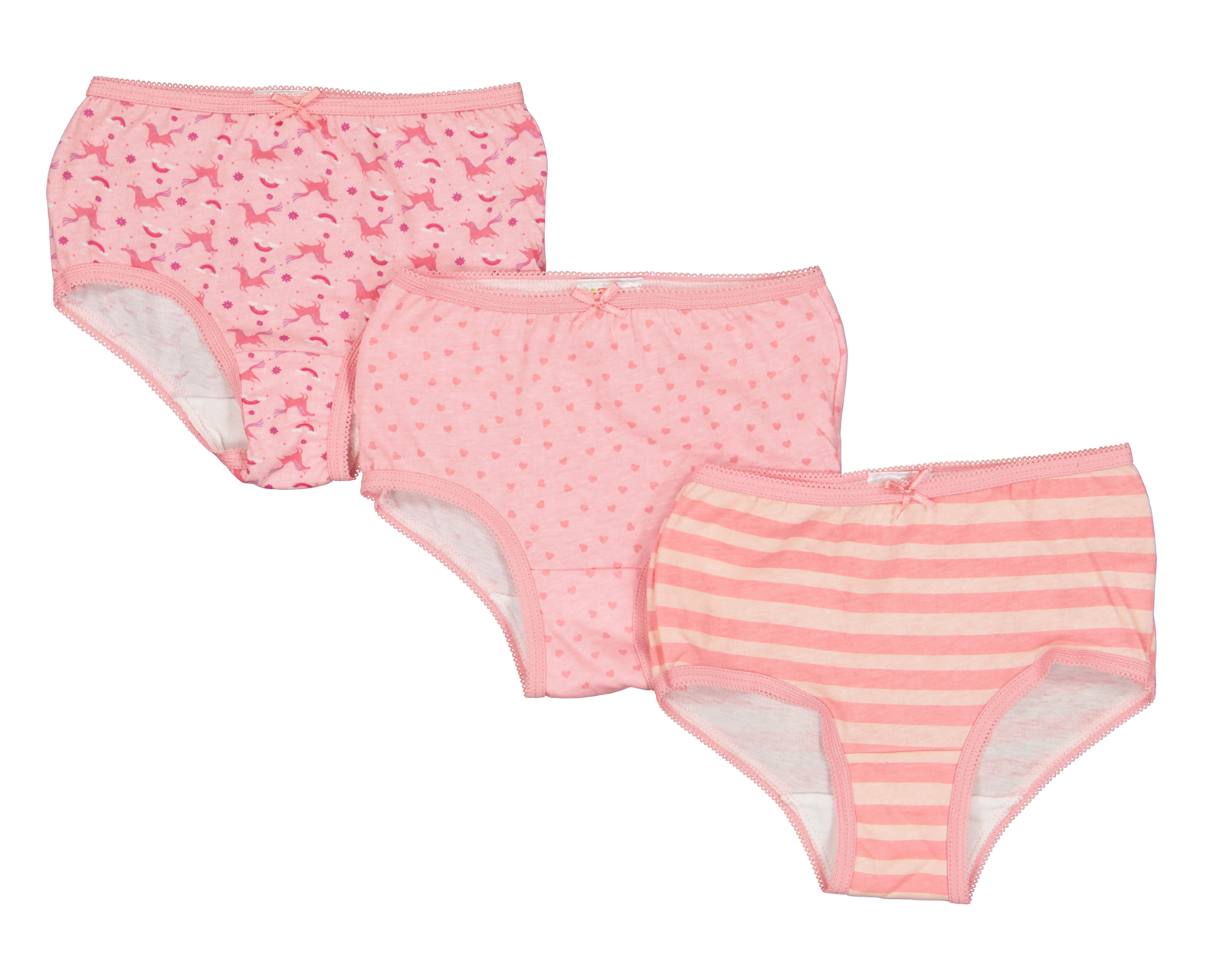 Pantaleta para Bebé Niña Baby Colors de Algodón 3 Piezas