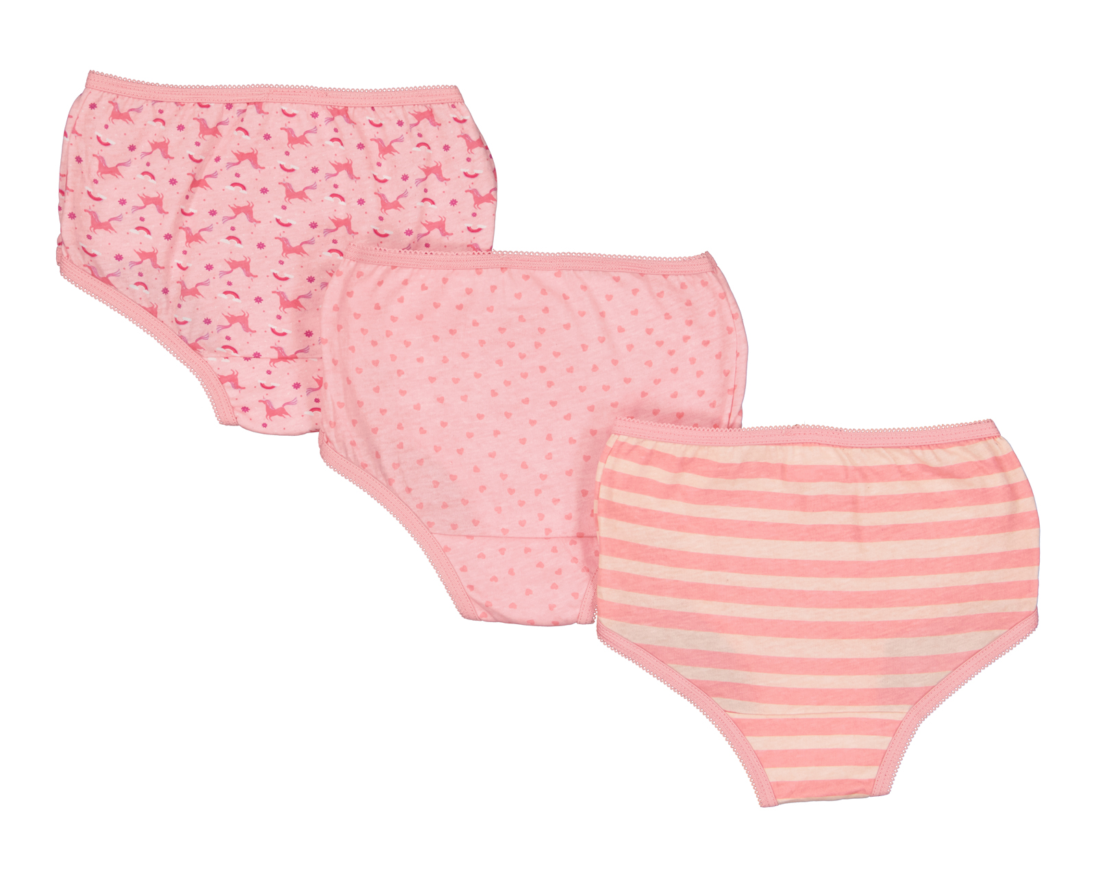 Foto 3 pulgar | Foto 2 | Pantaleta para Bebé Niña Baby Colors de Algodón 3 Piezas