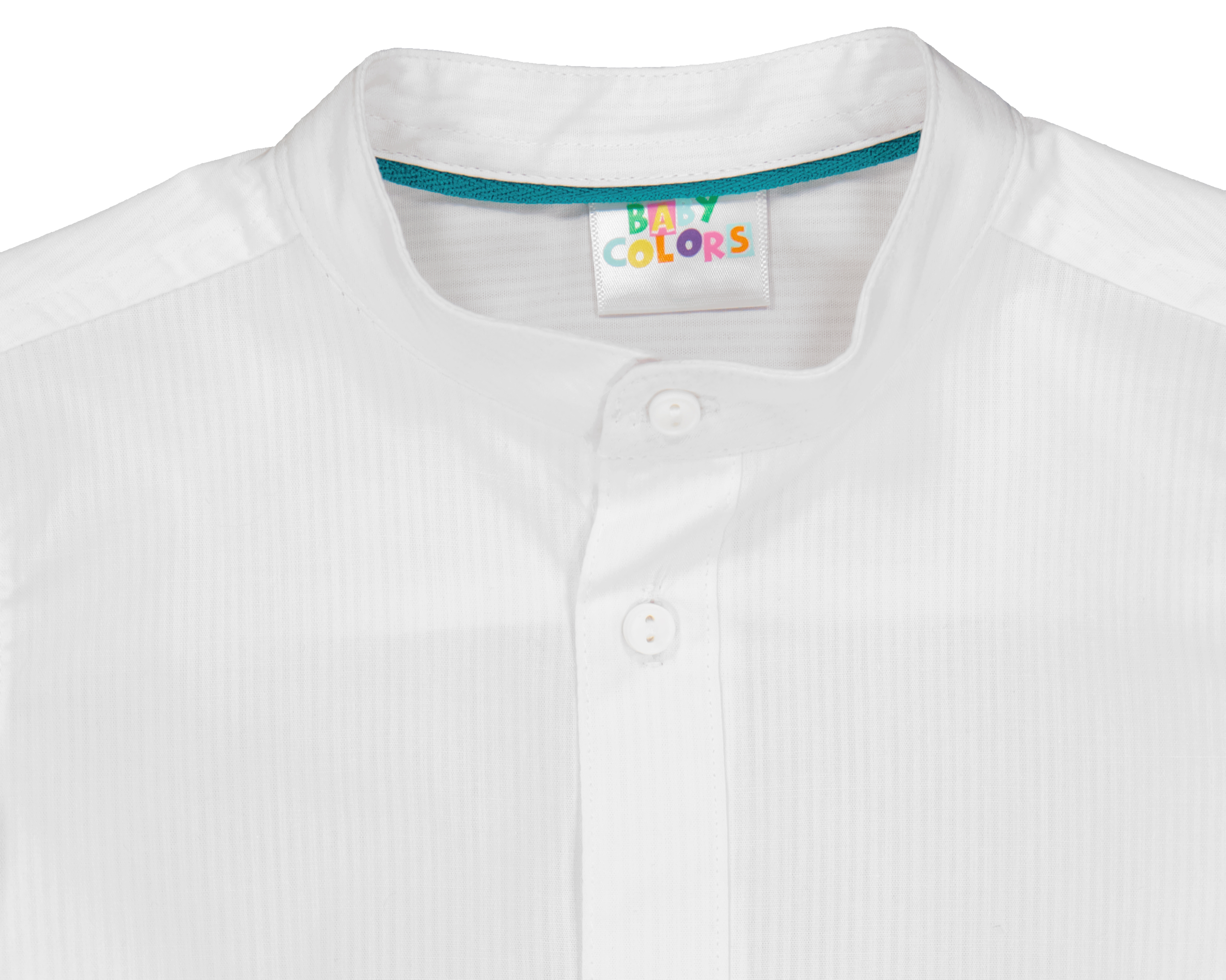 Foto 3 | Foto 3 | Camisa para Bebé Niño Baby Colors de Algodón Blanca