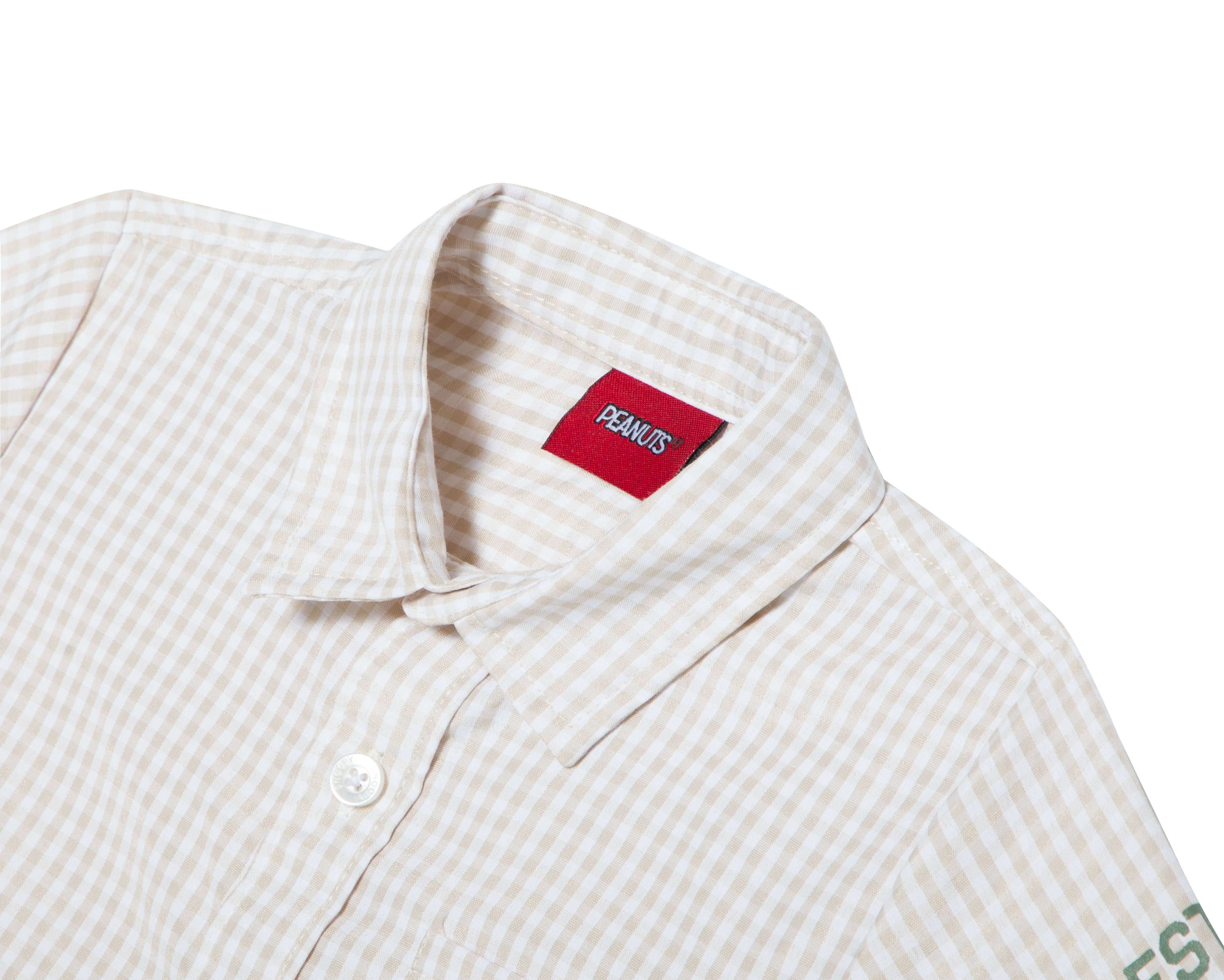 Foto 3 | Foto 3 | Conjunto para Bebé Niño Peanuts a Cuadros 2 Piezas