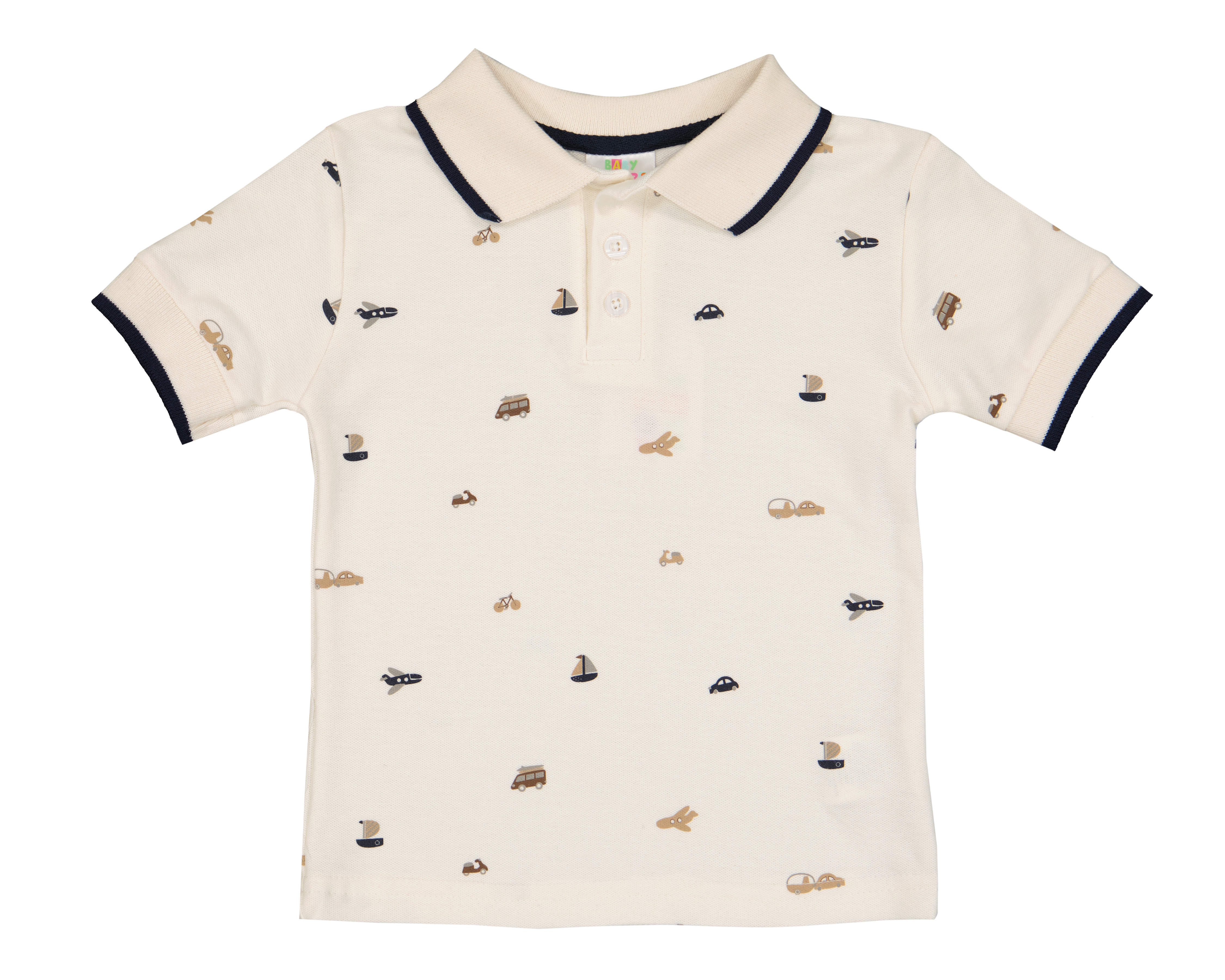 Foto 2 pulgar | Foto 1 | Playera Polo para Bebé Niño Baby Colors Estampada