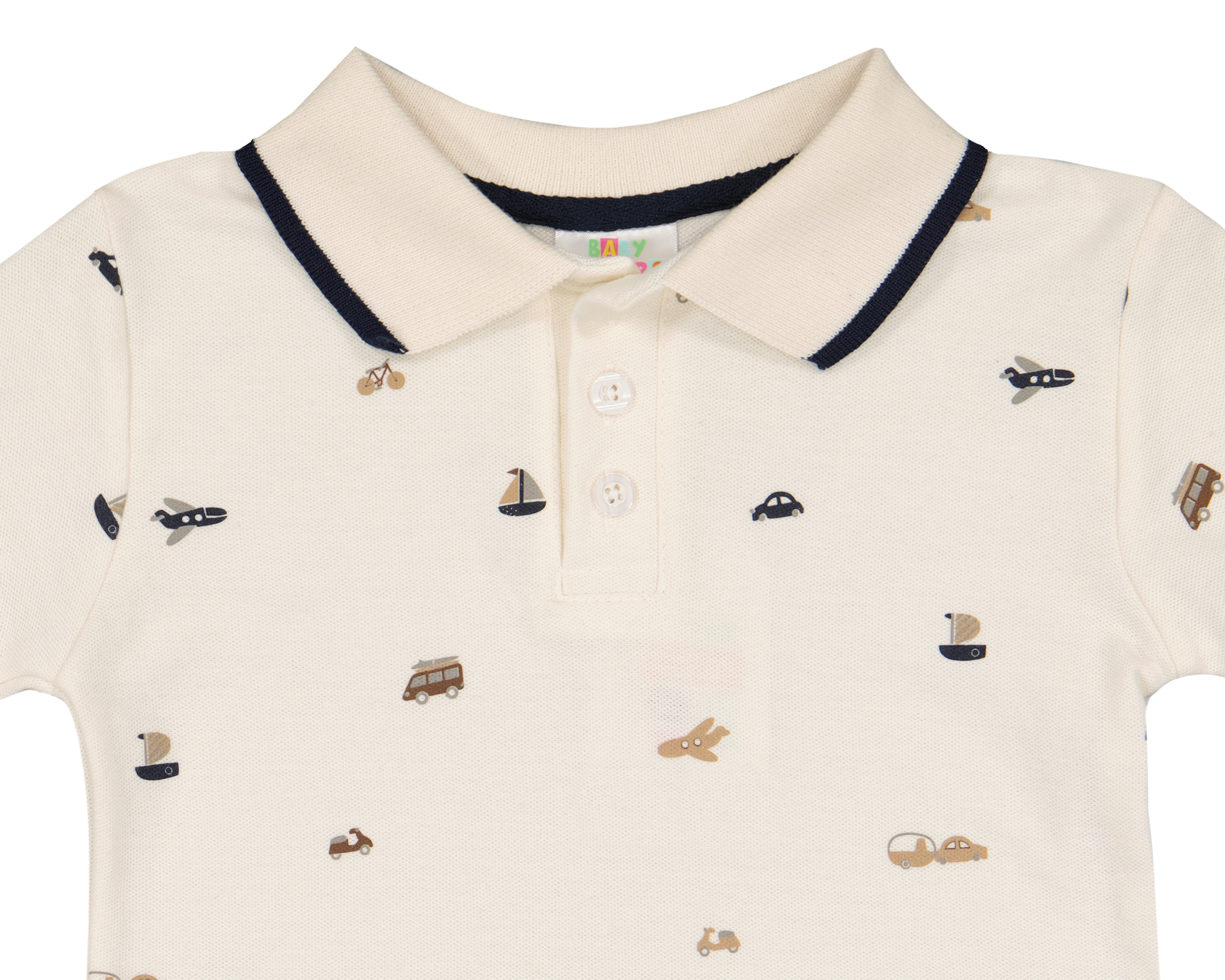 Foto 4 pulgar | Foto 3 | Playera Polo para Bebé Niño Baby Colors Estampada