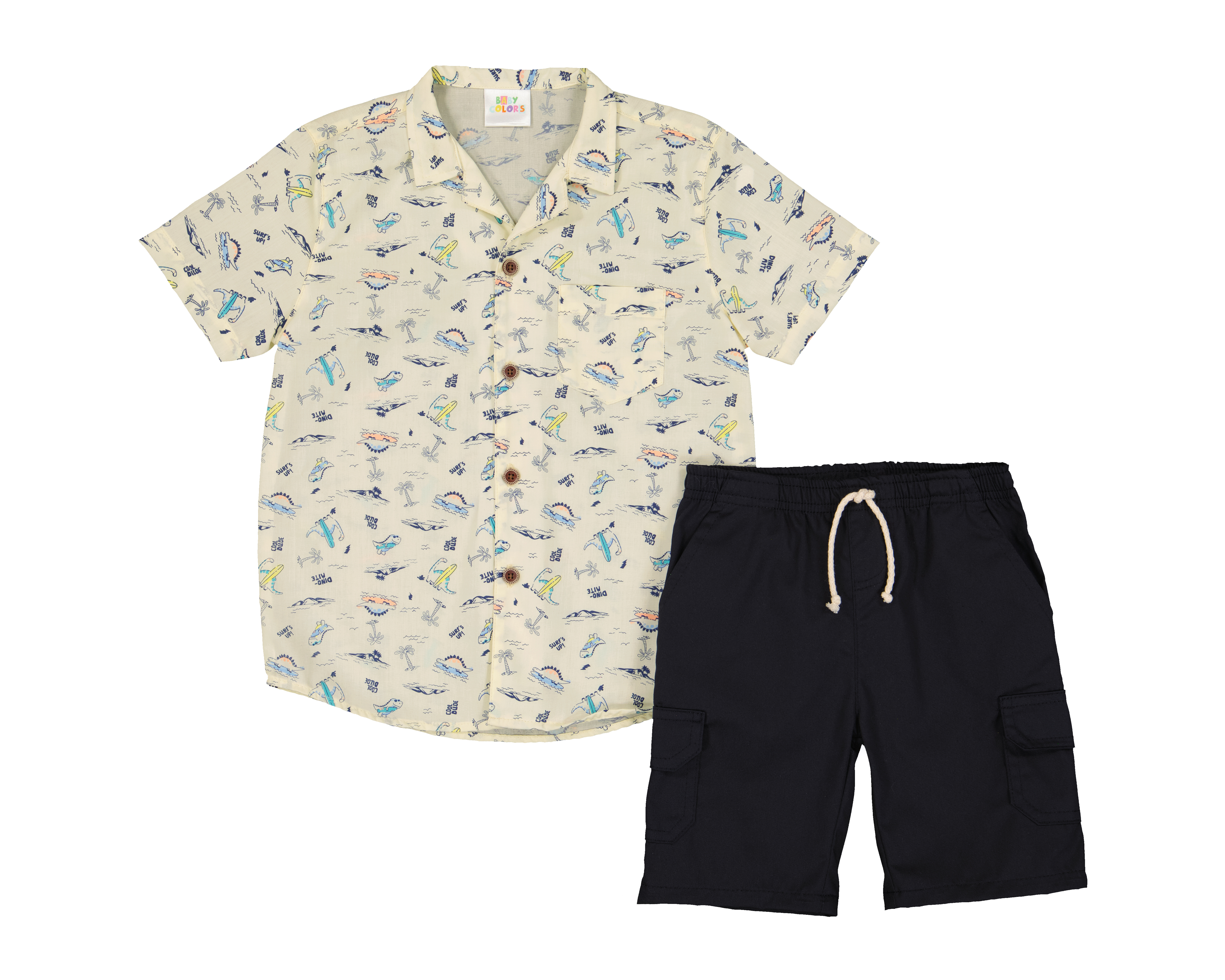 Short y Camisa para Bebé Niño Baby Colors