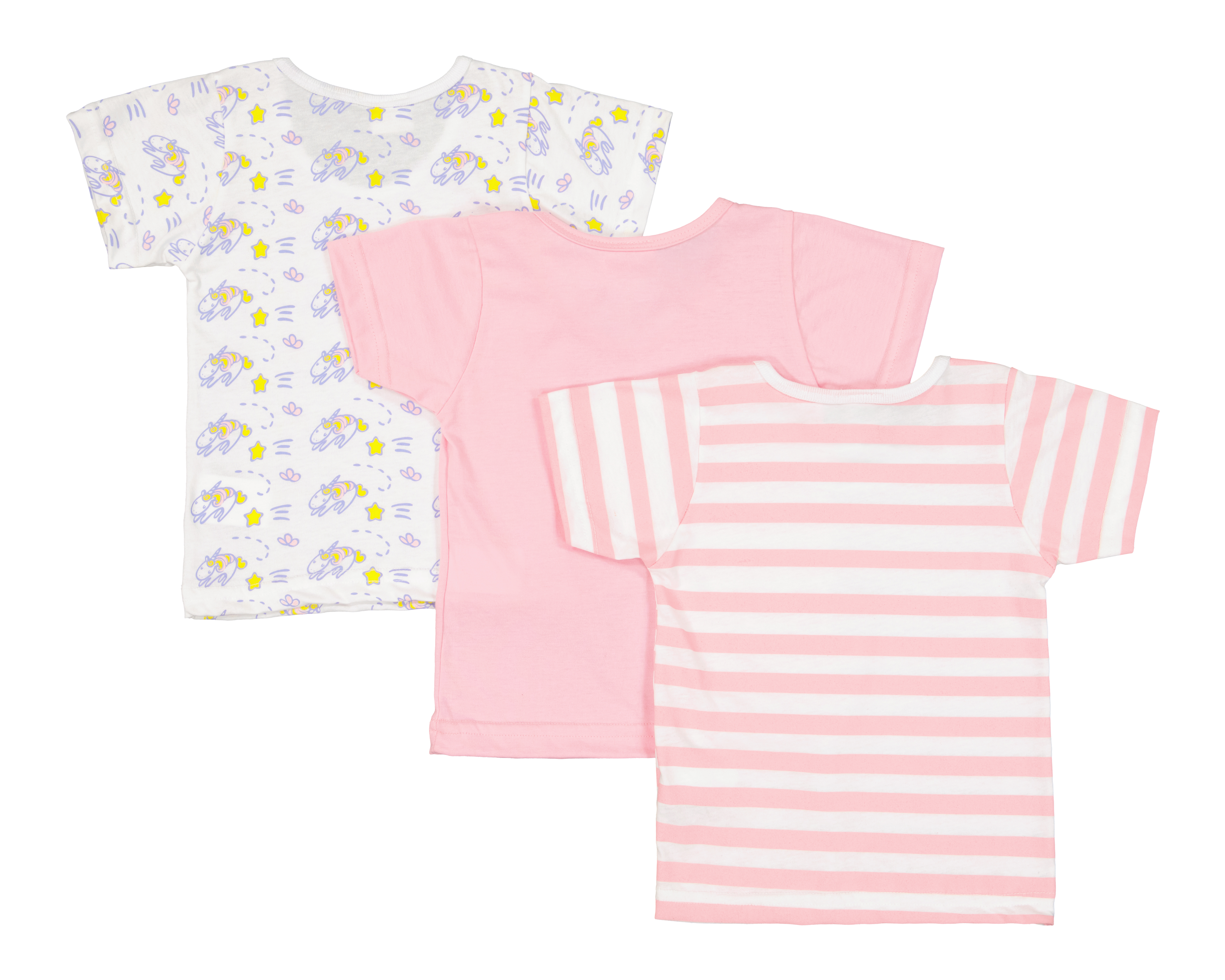 Foto 2 | Foto 2 | Playera para Bebé Niña Baby Colors Estampada 3 Piezas