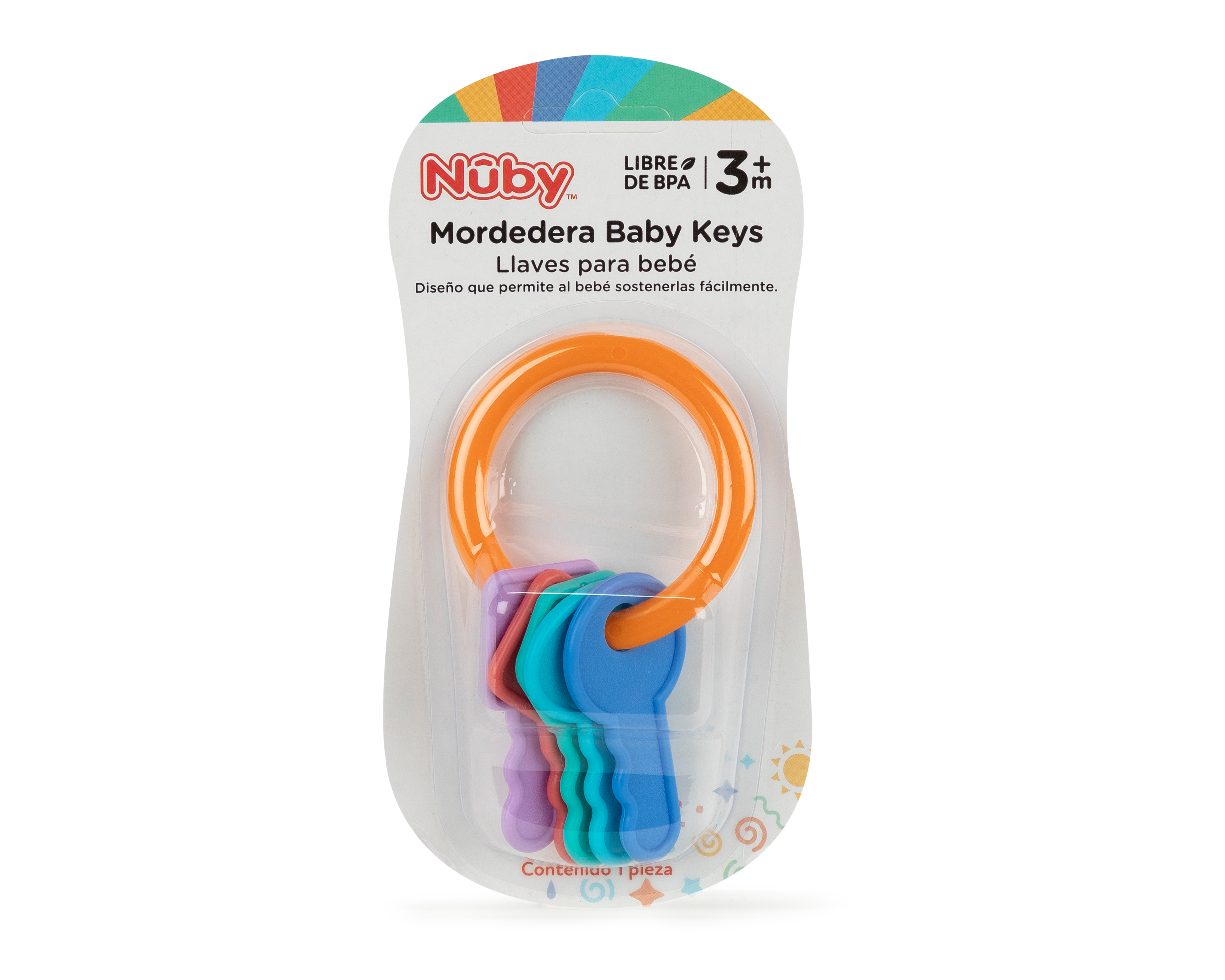 Foto 2 pulgar | Foto 1 | Mordedera Nuby Baby Keys