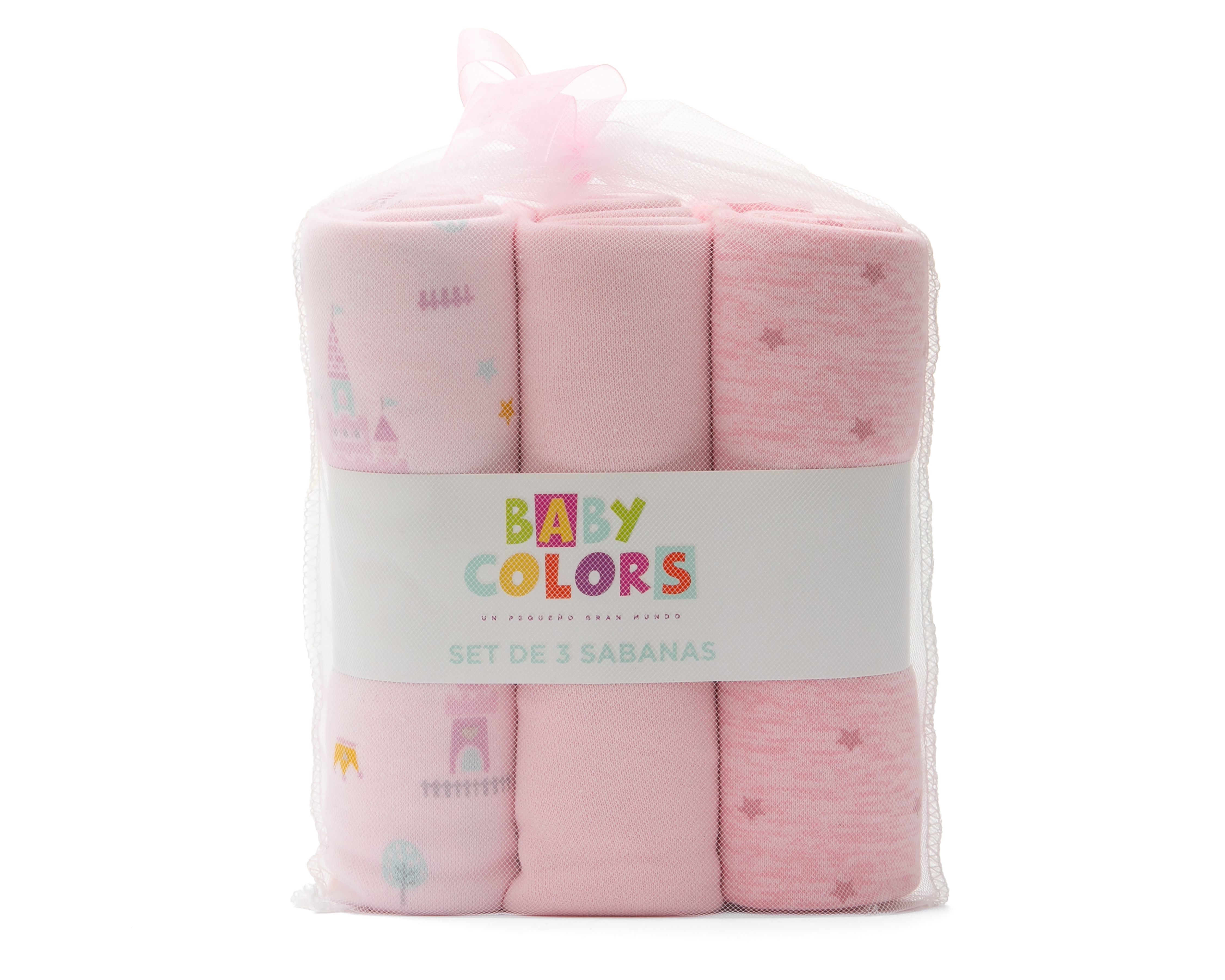 Foto 7 | Foto 7 | Sábana para Bebé Baby Colors 3 Piezas