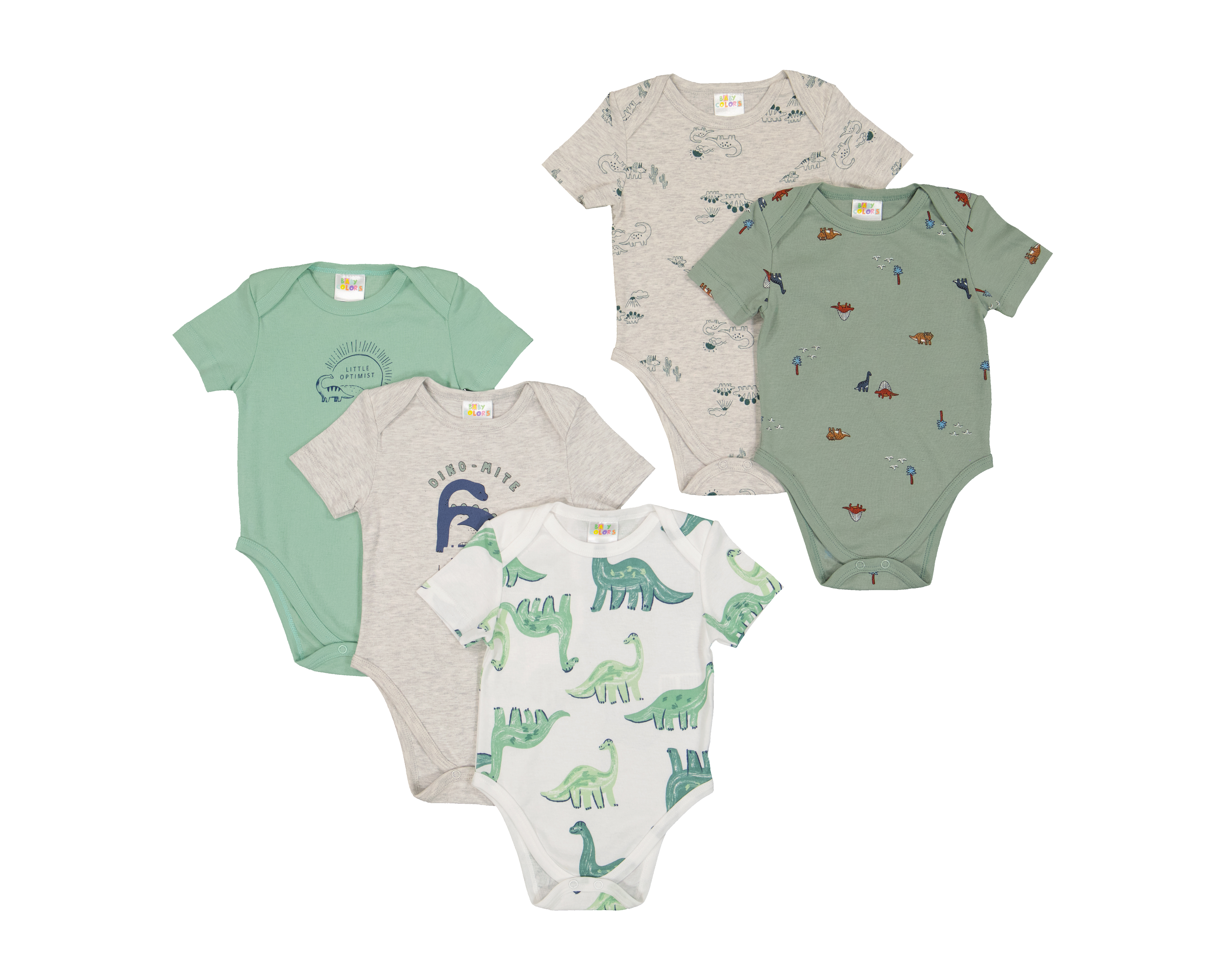 Pañalero para Bebé Niño Baby Colors de Algodón 5 Piezas