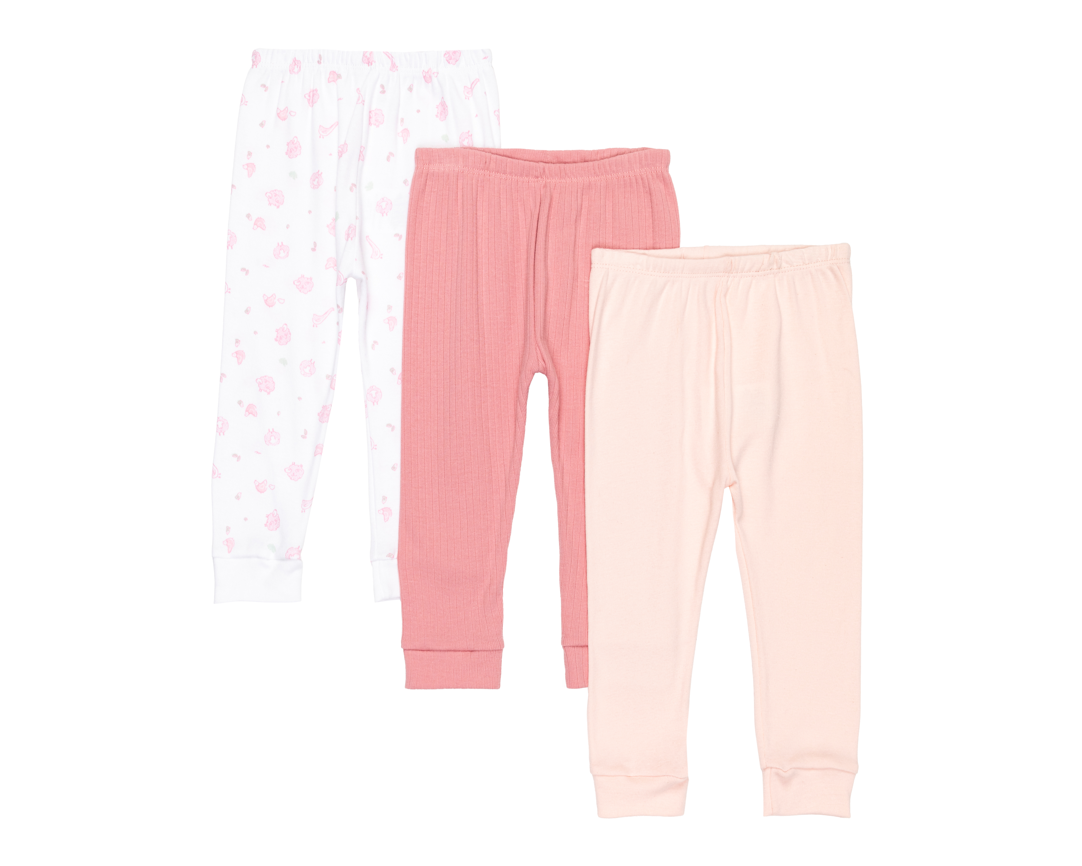 Foto 2 pulgar | Foto 1 | Pantalón para Bebé Niña Baby Optima de Algodón 3 Piezas