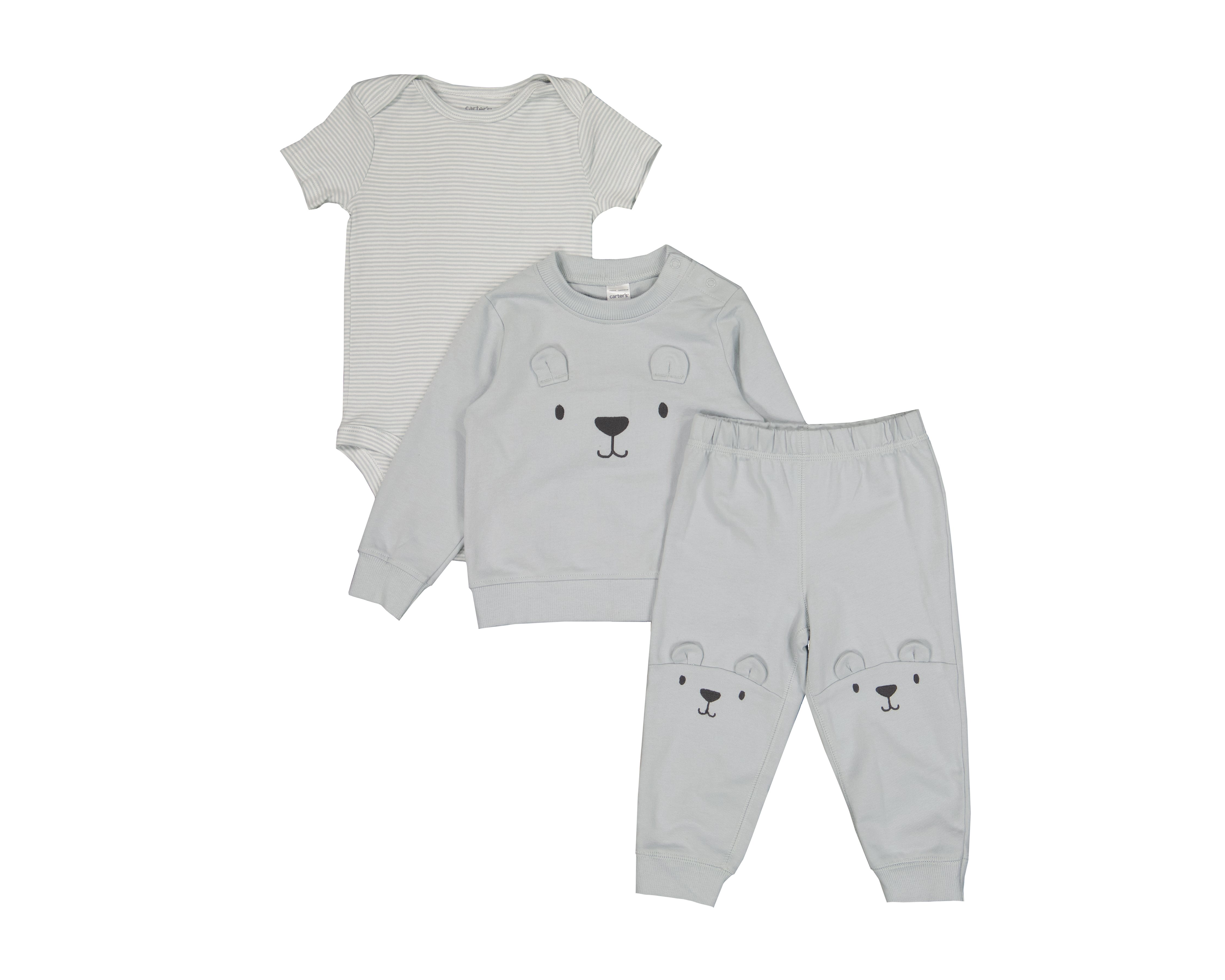 Conjunto de Algodón para Bebé Niño Carter's 3 Piezas