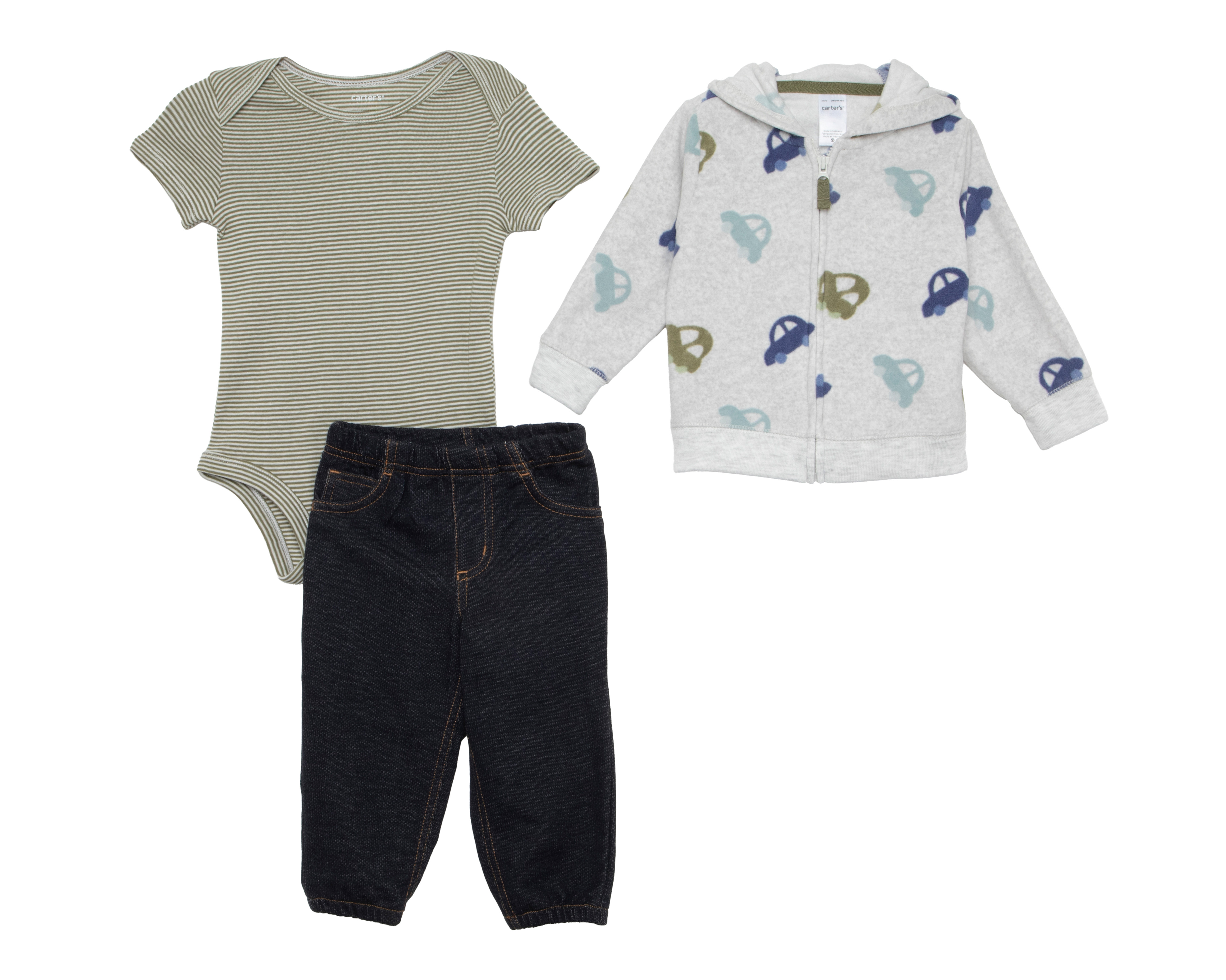 Foto 1 | Foto 1 | Conjunto de Algodón para Bebé Niño Carter's 3 Piezas