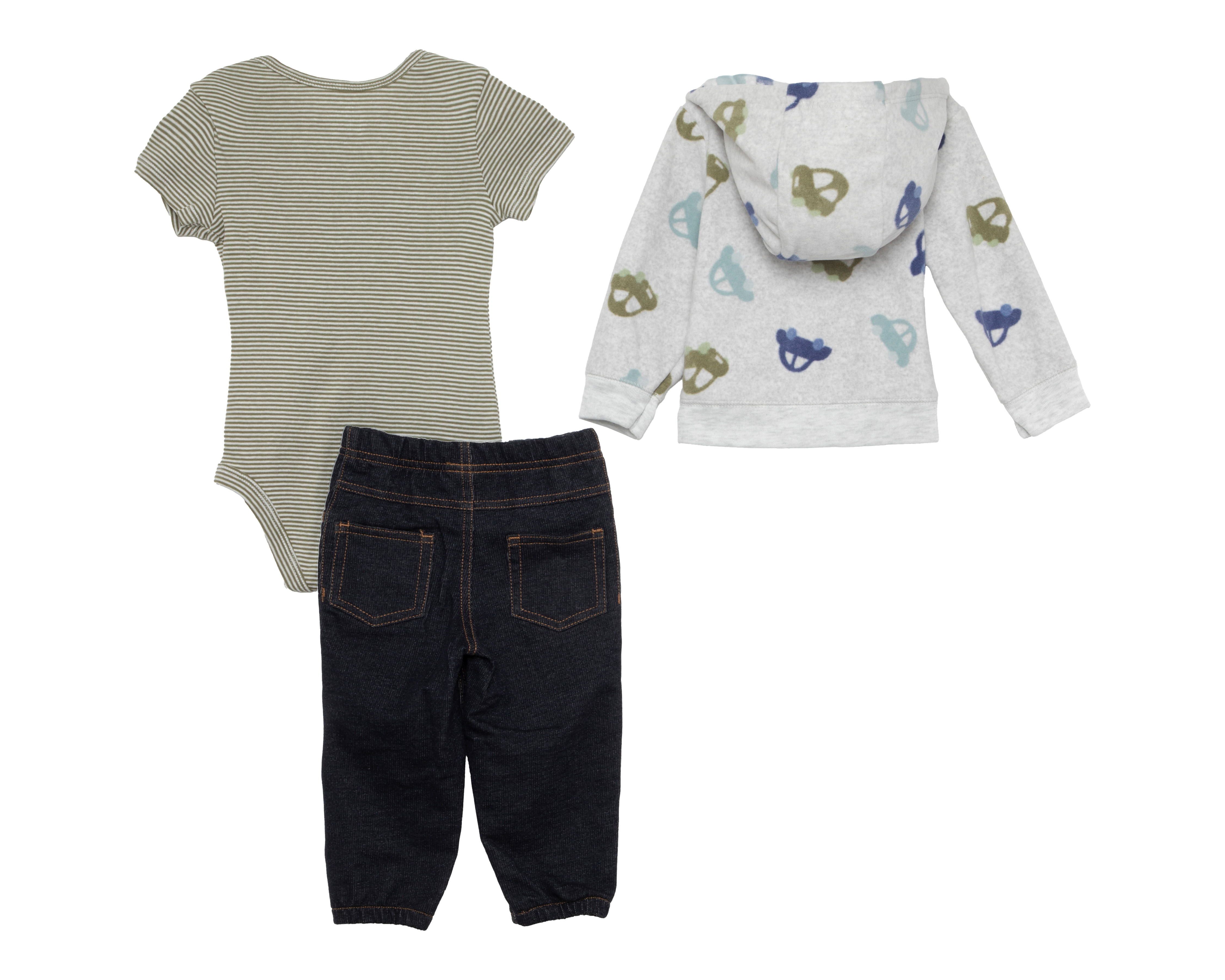 Foto 2 | Foto 2 | Conjunto de Algodón para Bebé Niño Carter's 3 Piezas