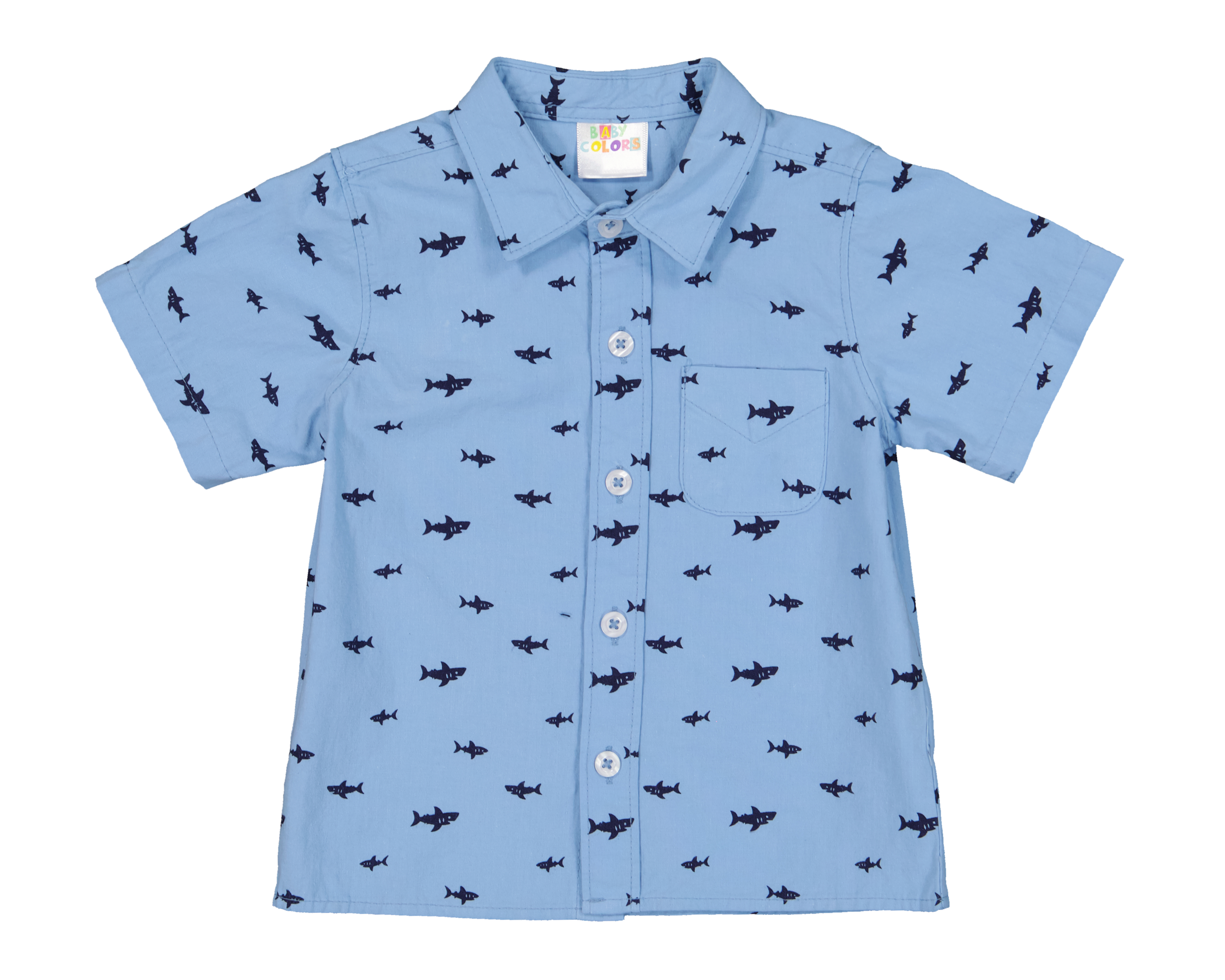 Foto 4 pulgar | Foto 3 | Conjunto de Short y Camisa para Bebé Niño Baby Colors de Algodón Estampado 2 Piezas