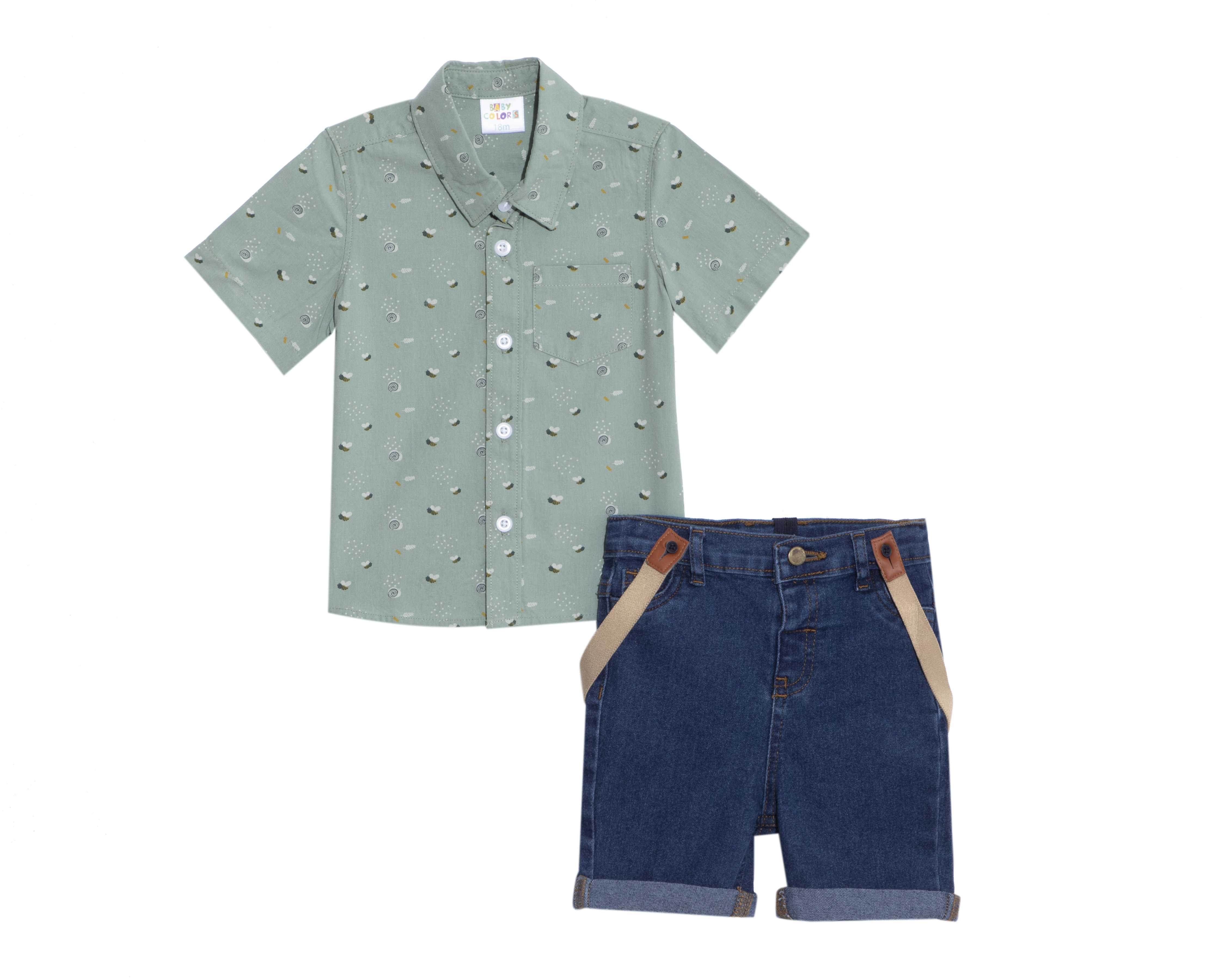 Conjunto para Bebé Niño Baby Colors 2 Piezas