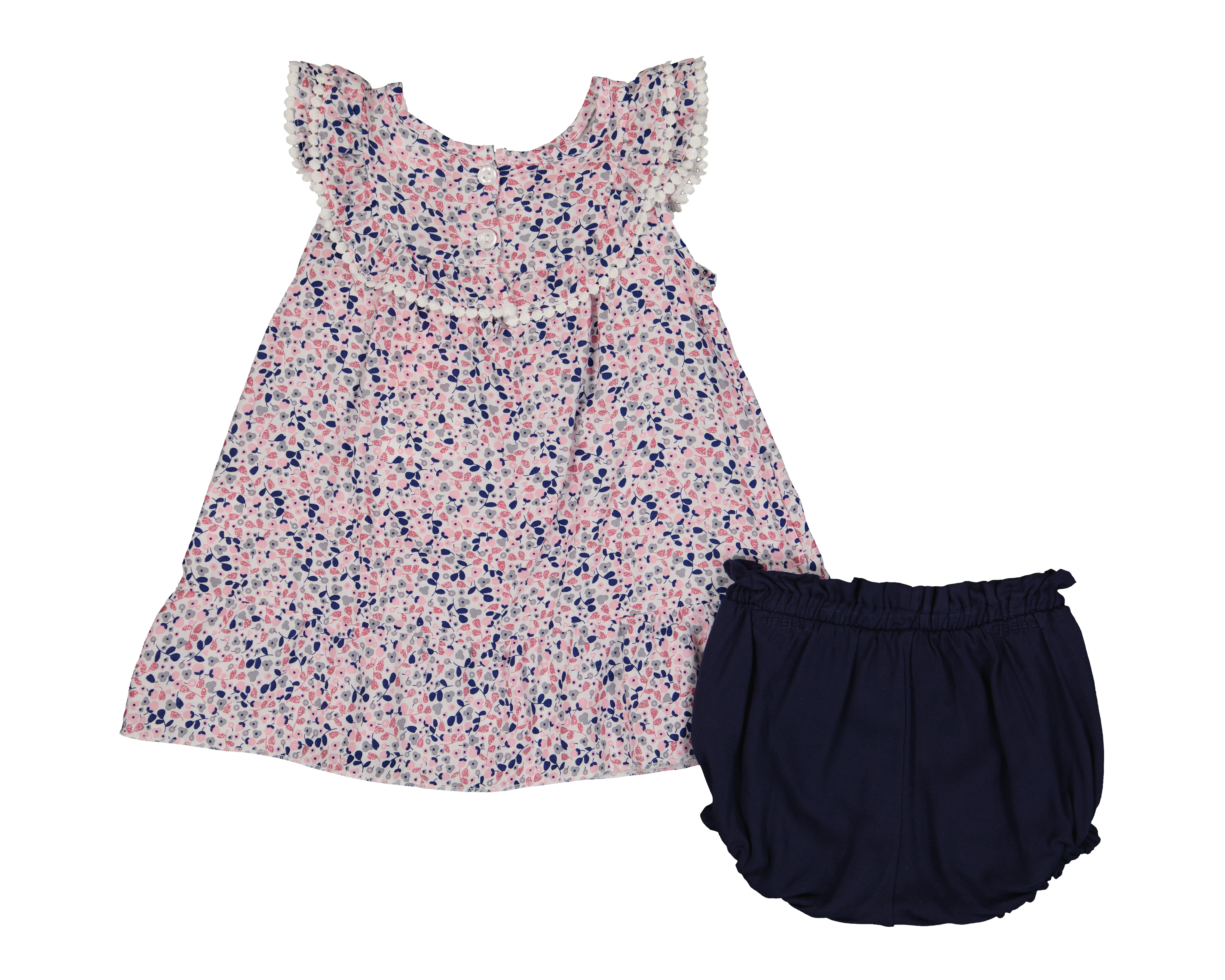 Foto 3 pulgar | Foto 2 | Vestido para Bebé Niña Baby Colors Floreado