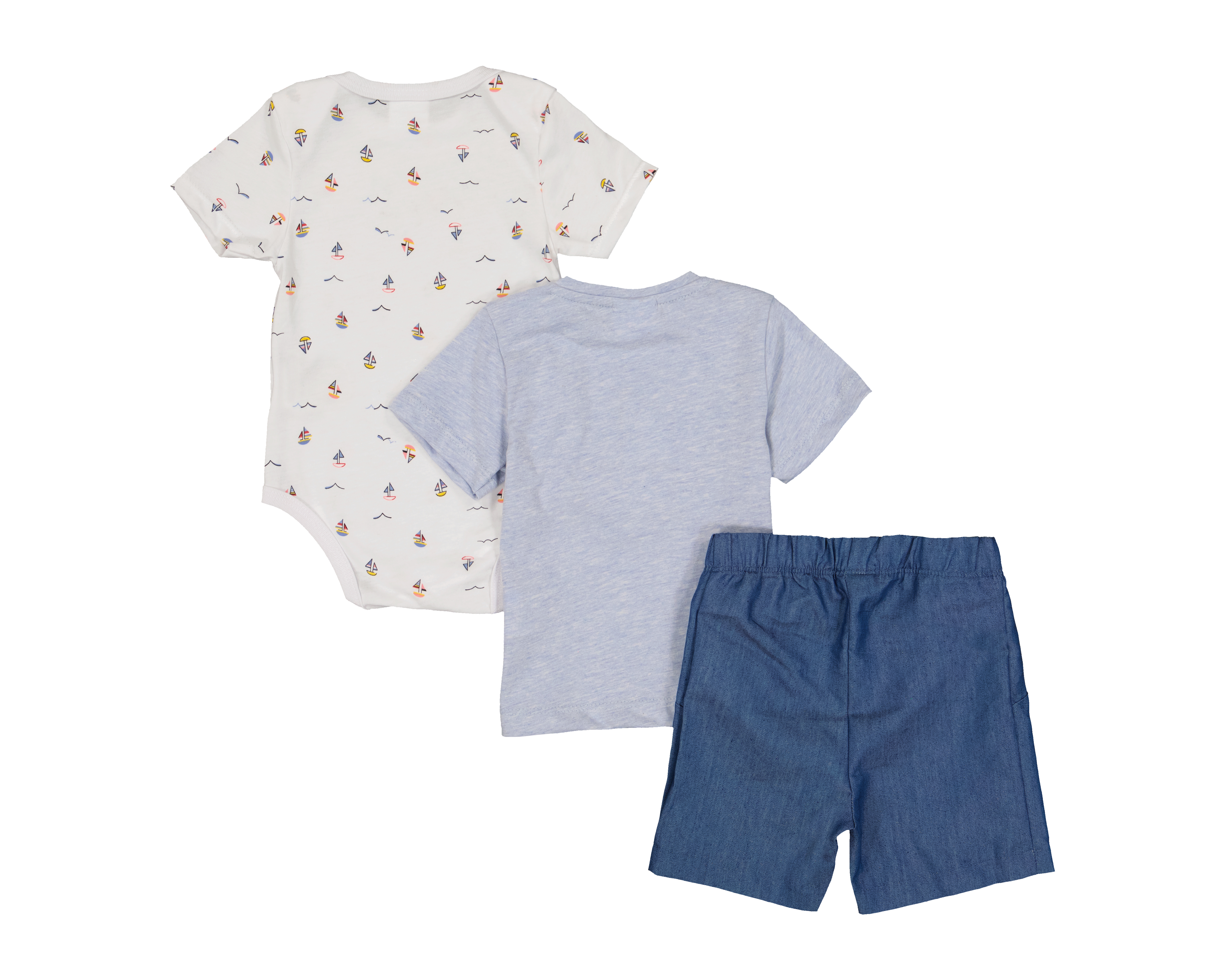 Foto 3 pulgar | Foto 2 | Conjunto para Bebé Niño Baby Colors 3 Piezas