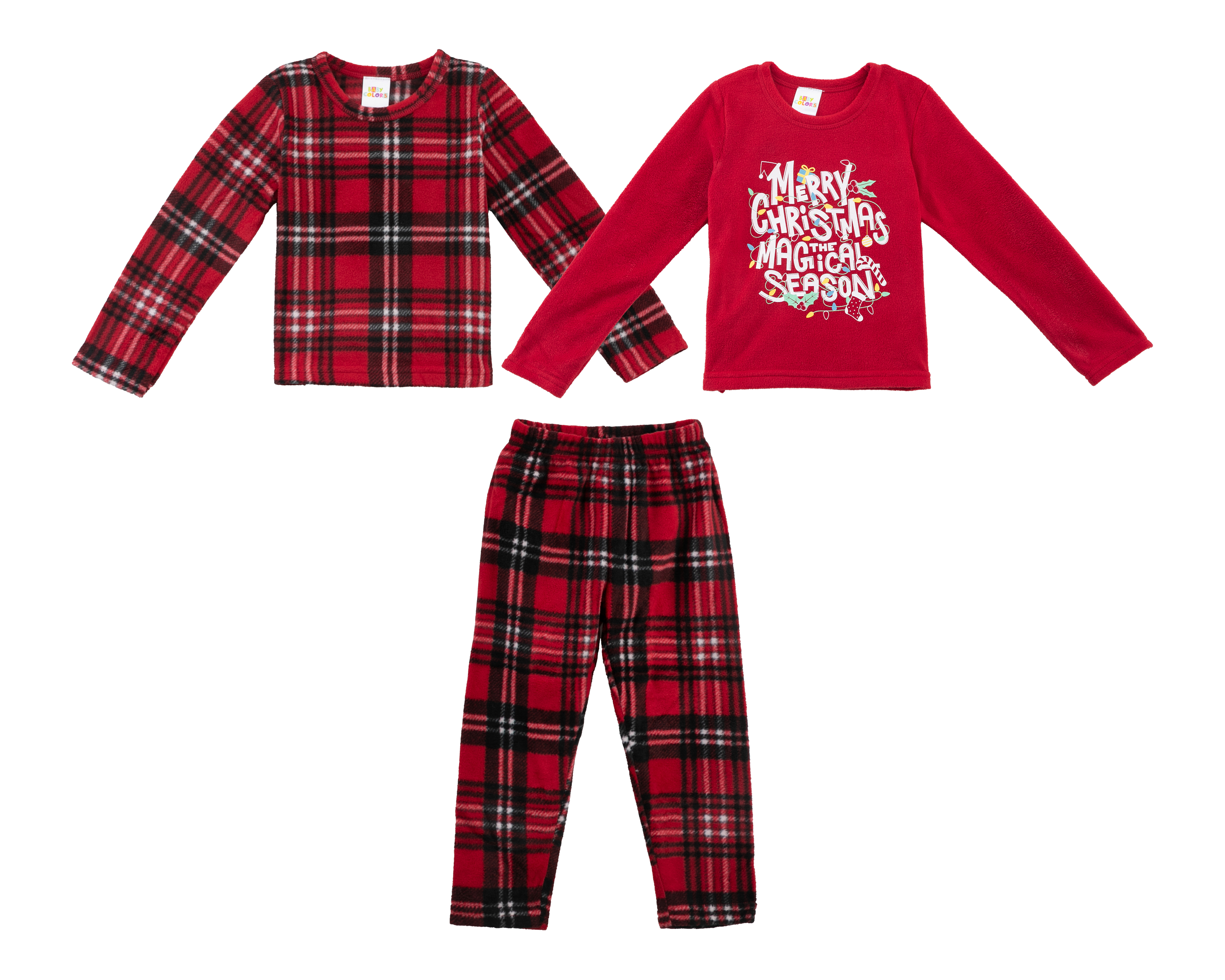 Foto 2 pulgar | Foto 1 | Pijama para Bebé Niño Baby Colors Navideña