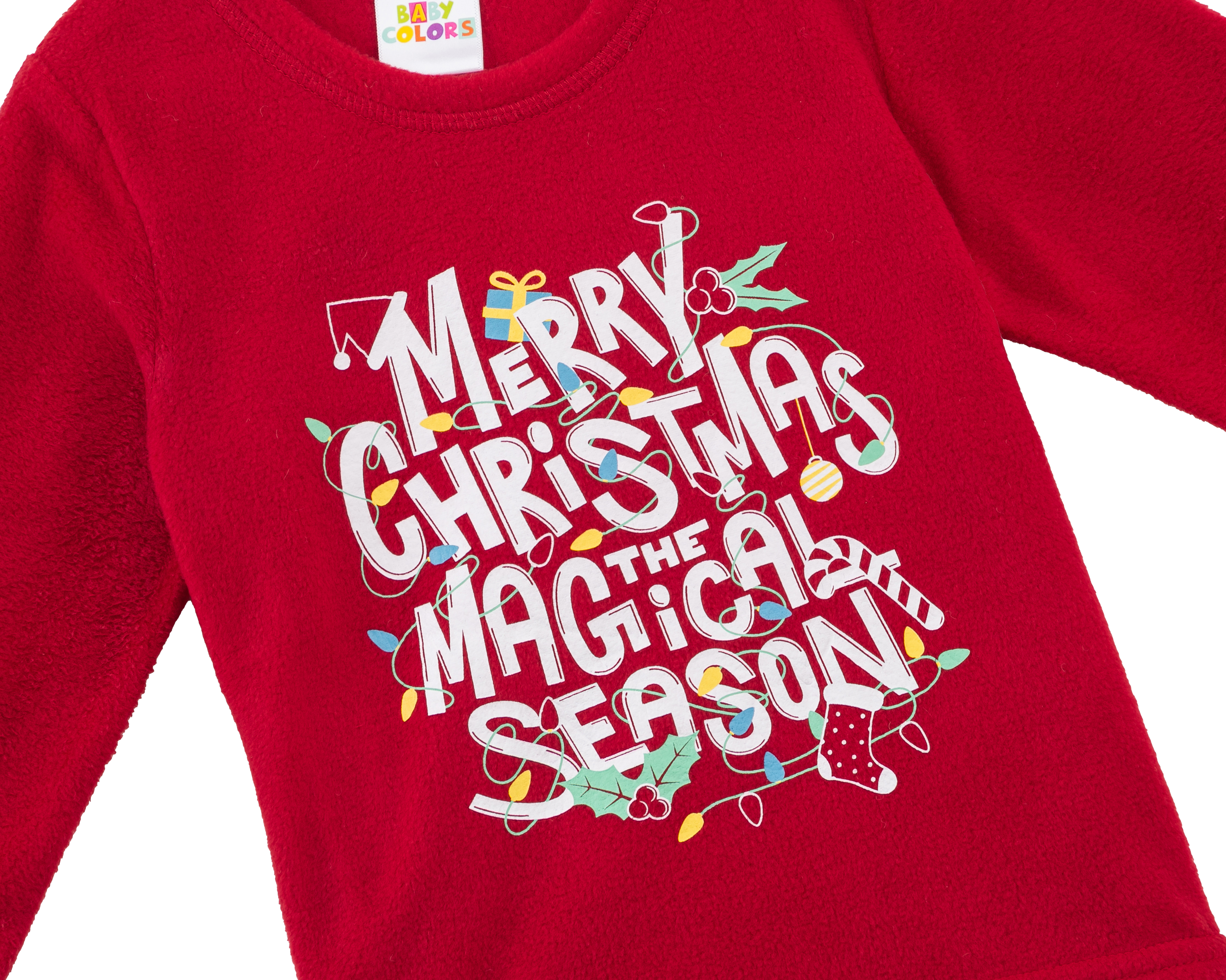 Foto 5 pulgar | Foto 4 | Pijama para Bebé Niño Baby Colors Navideña