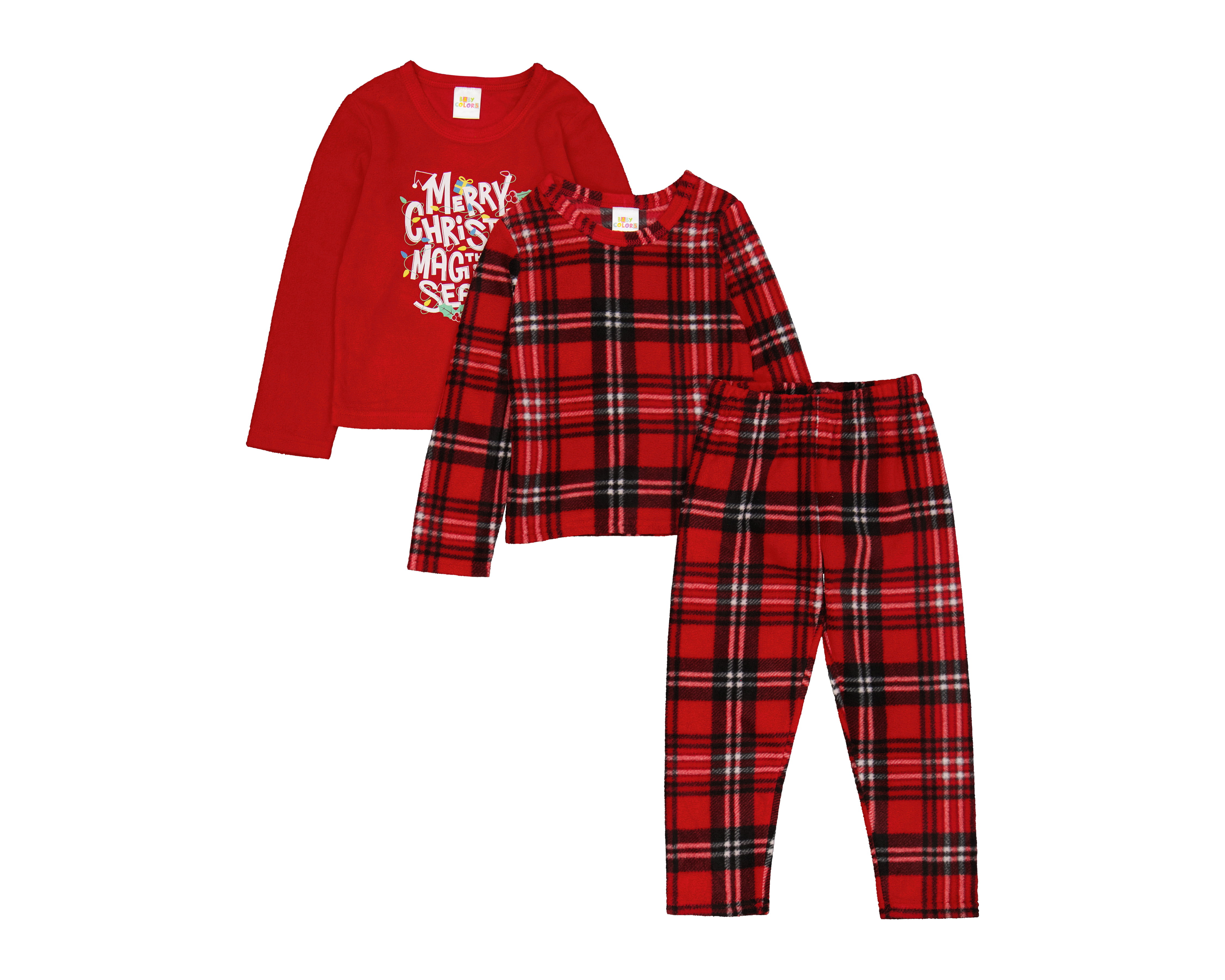 Foto 2 pulgar | Foto 1 | Pijama para Bebé Niña Baby Colors Navideña