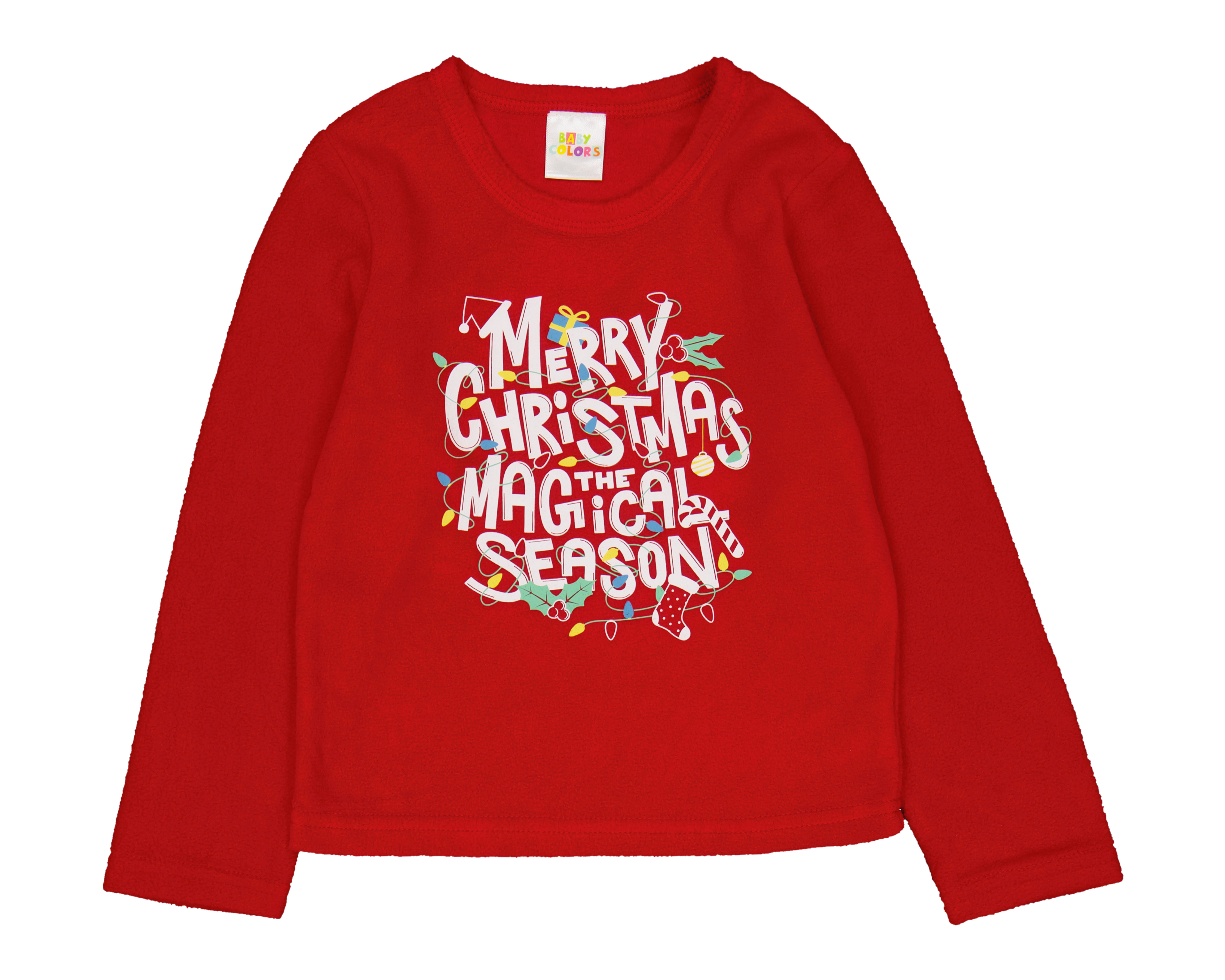 Foto 4 pulgar | Foto 3 | Pijama para Bebé Niña Baby Colors Navideña