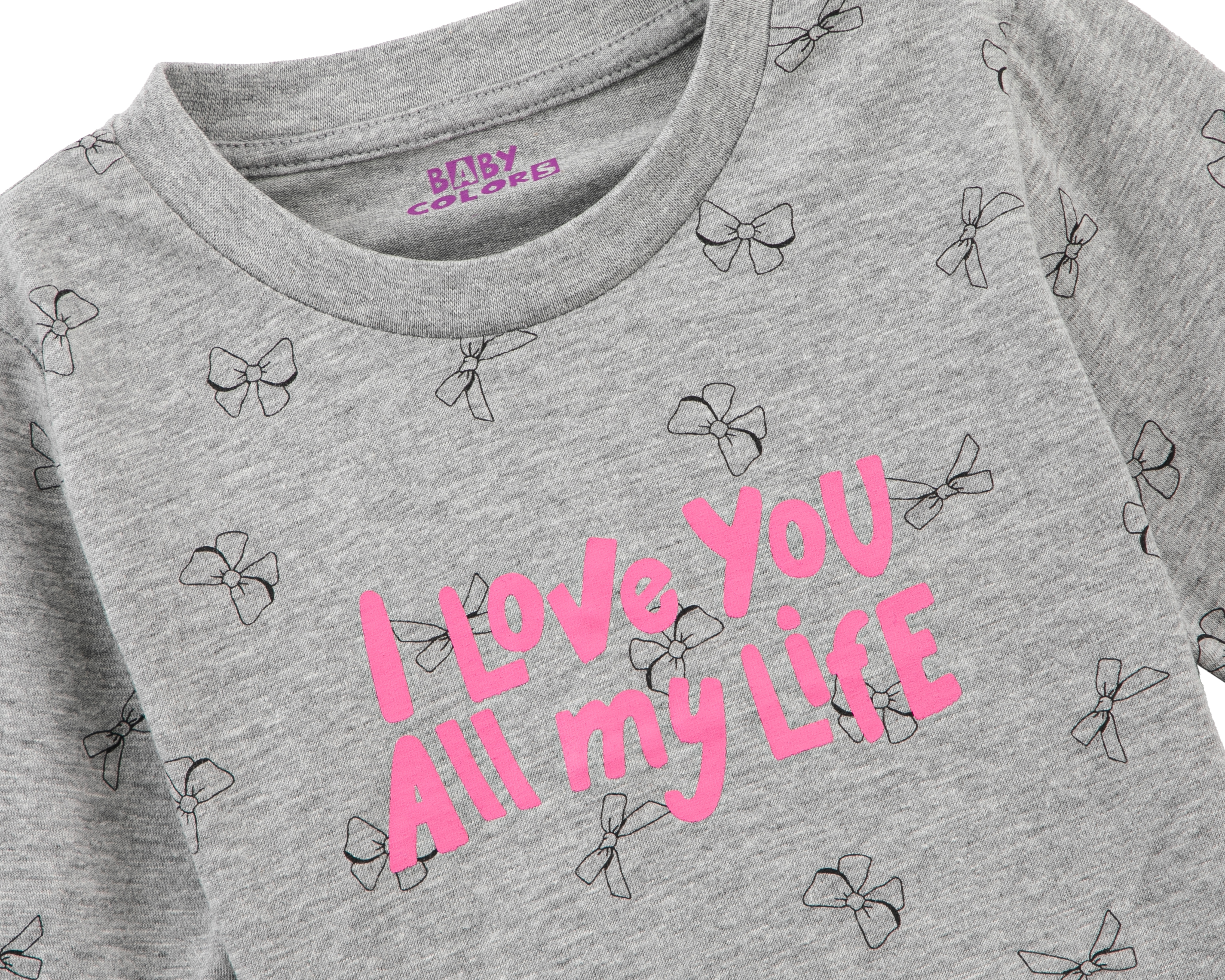 Foto 4 pulgar | Foto 3 | Playera Baby Colors de Algodón para Bebé Niña