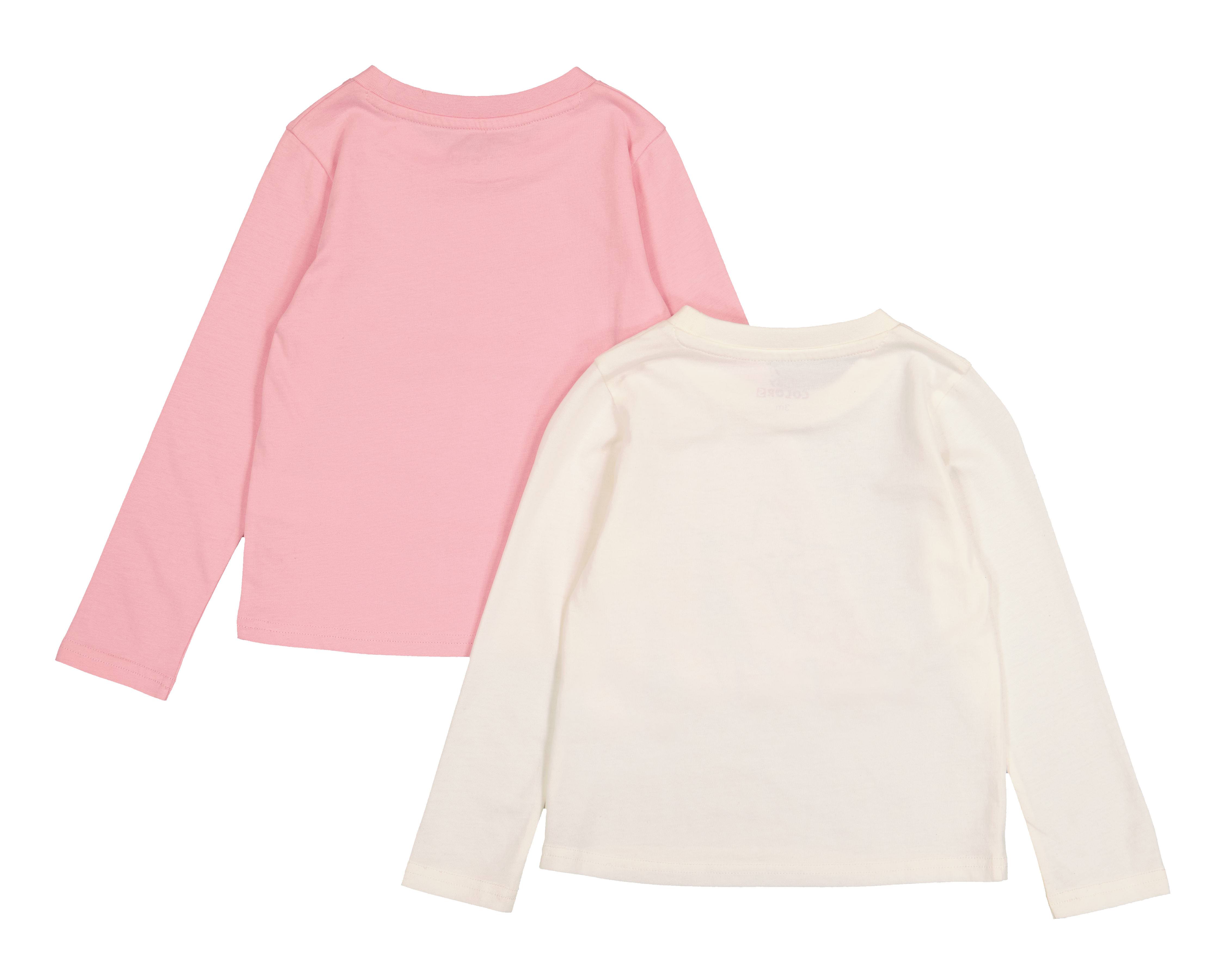 Foto 3 pulgar | Foto 2 | Playera para Bebé Niña Baby Colors de Algodón Estampada 2 Piezas