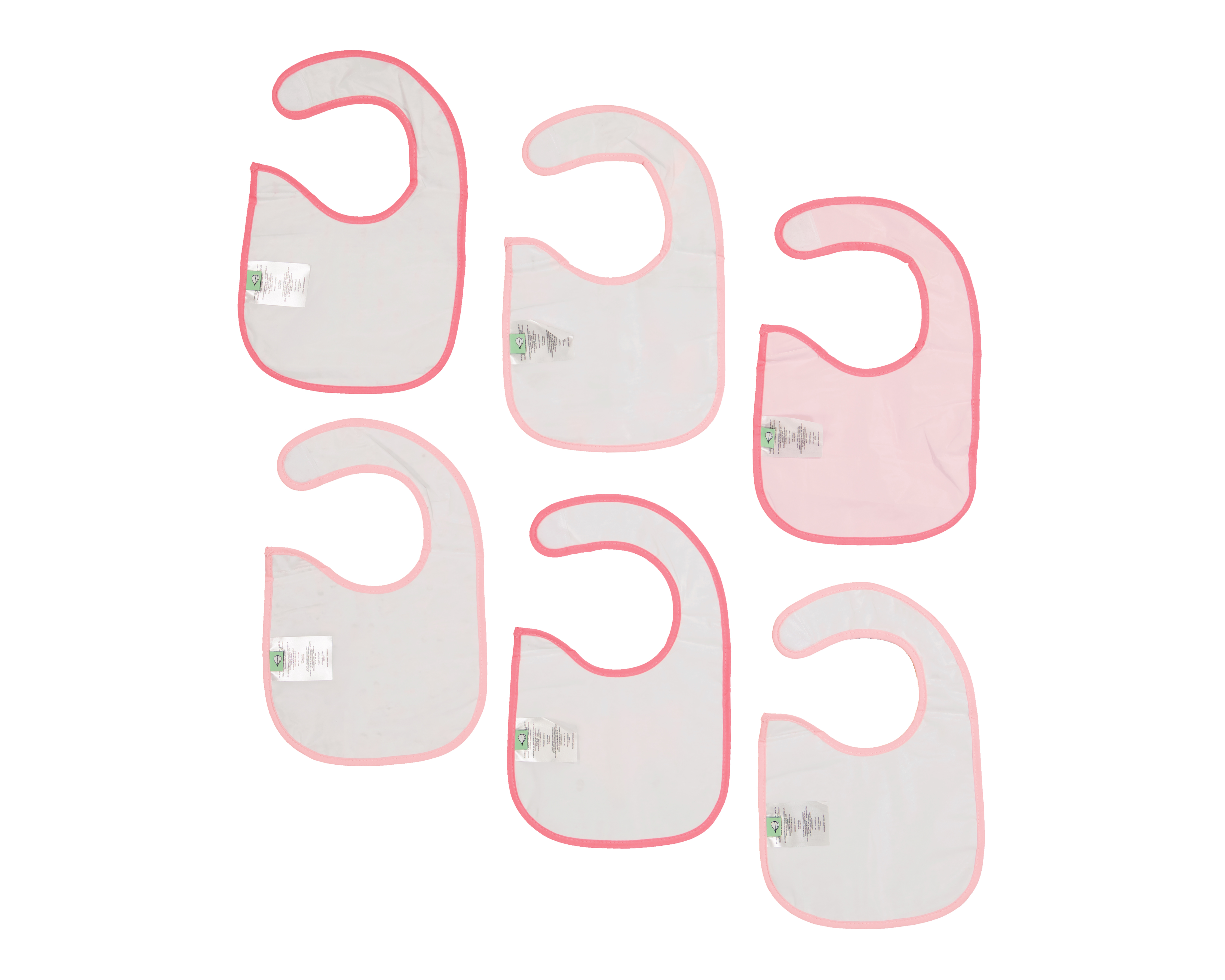 Foto 3 pulgar | Foto 2 | Baberos para Bebé Niña Baby Colors 6 Piezas