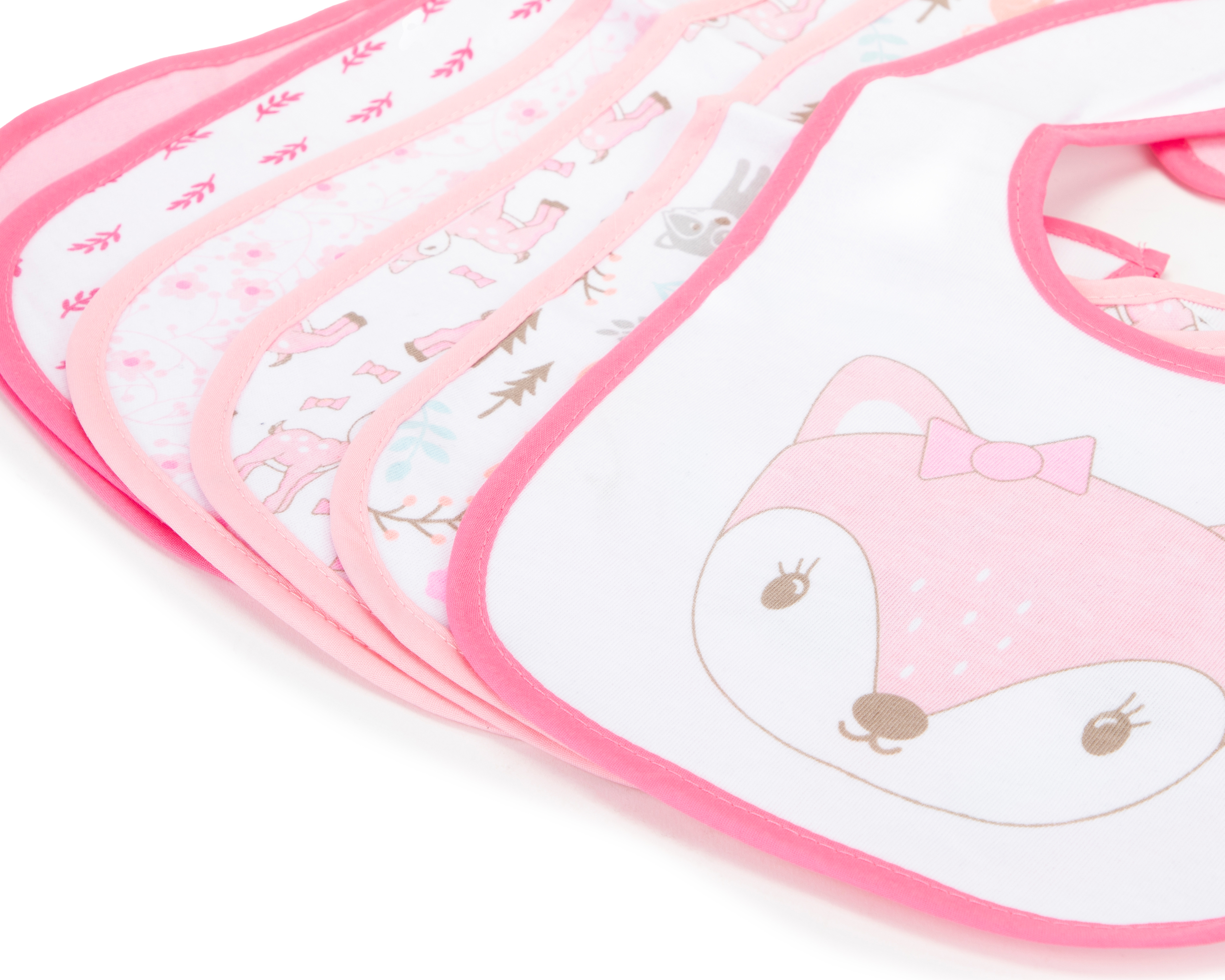 Foto 5 pulgar | Foto 4 | Baberos para Bebé Niña Baby Colors 6 Piezas